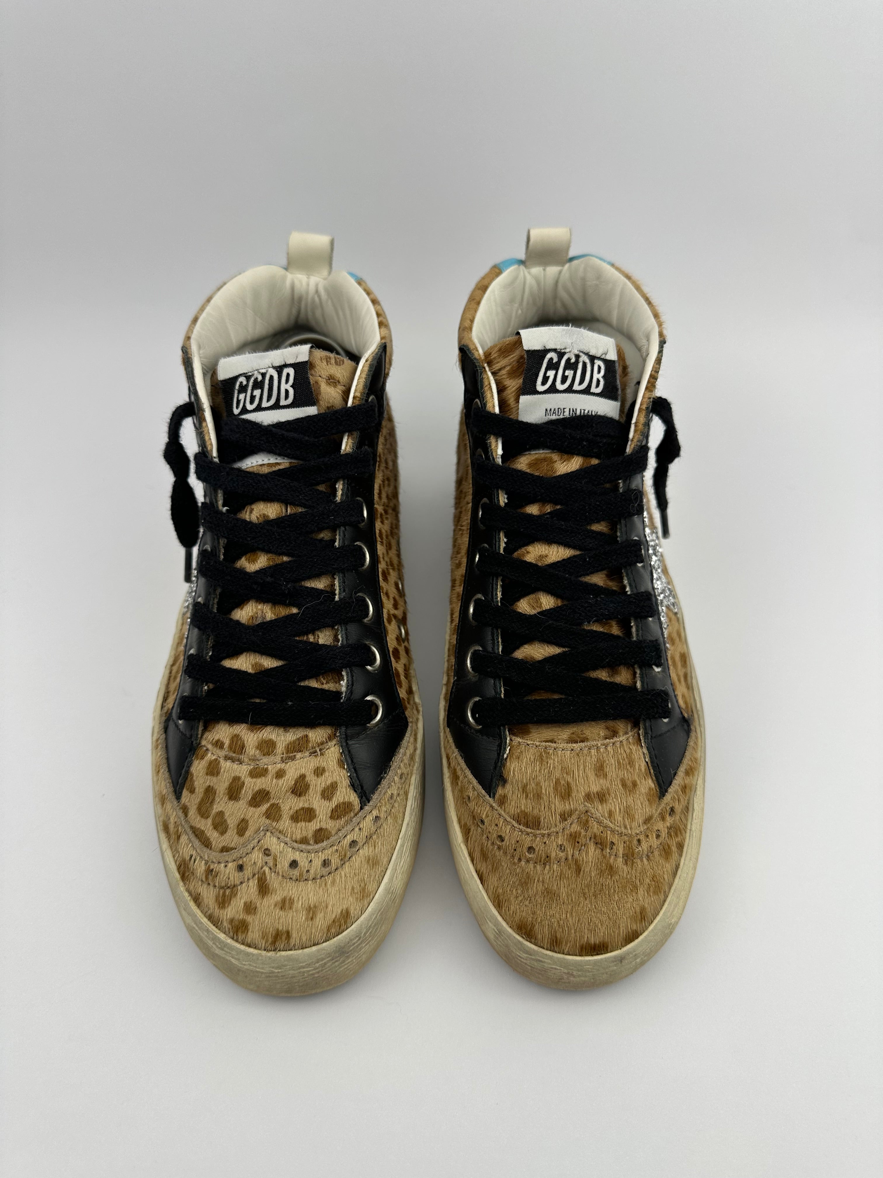 Golden Goose Midstar léopard T37