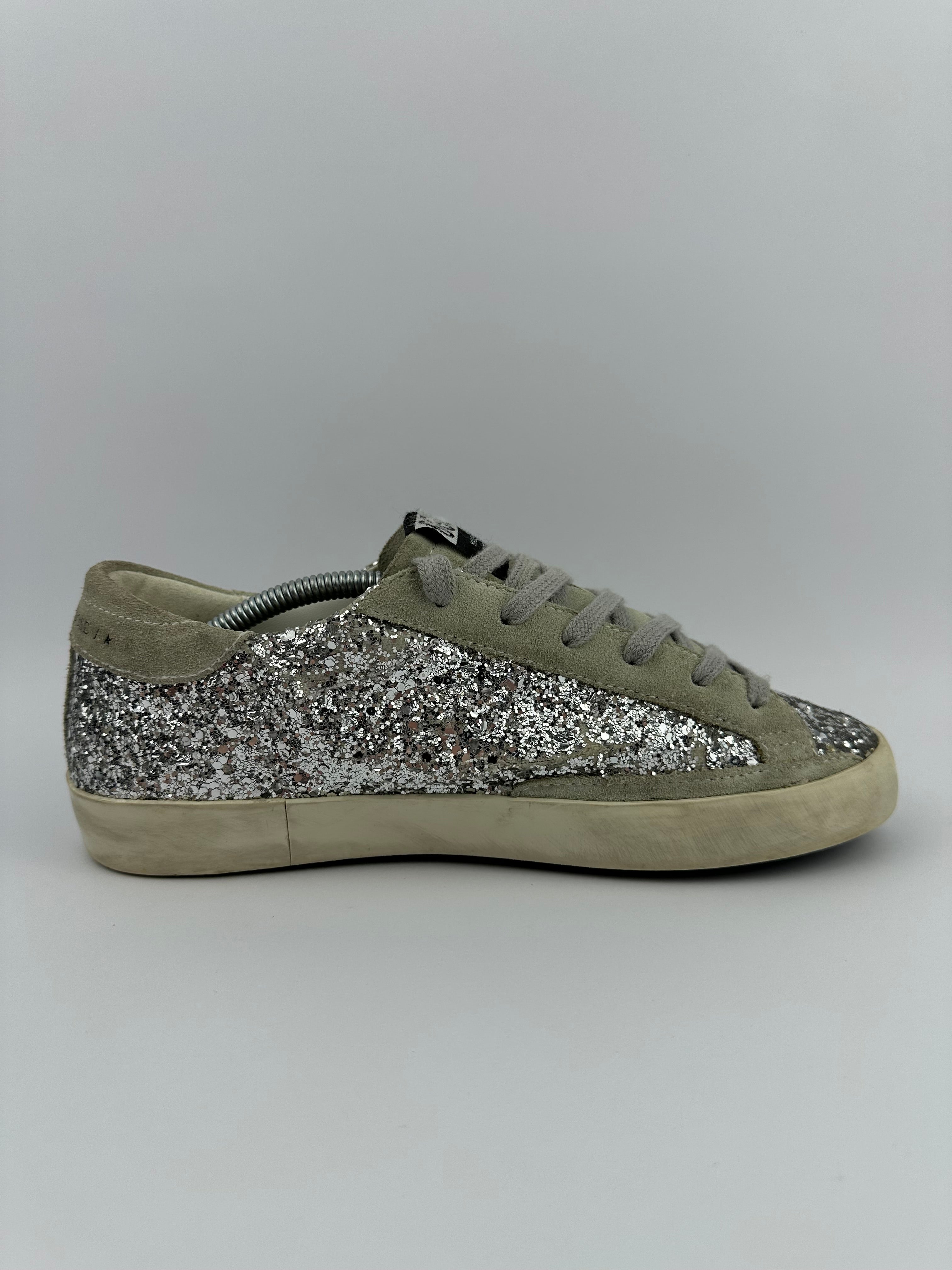 Golden Goose Superstar argenté T38
