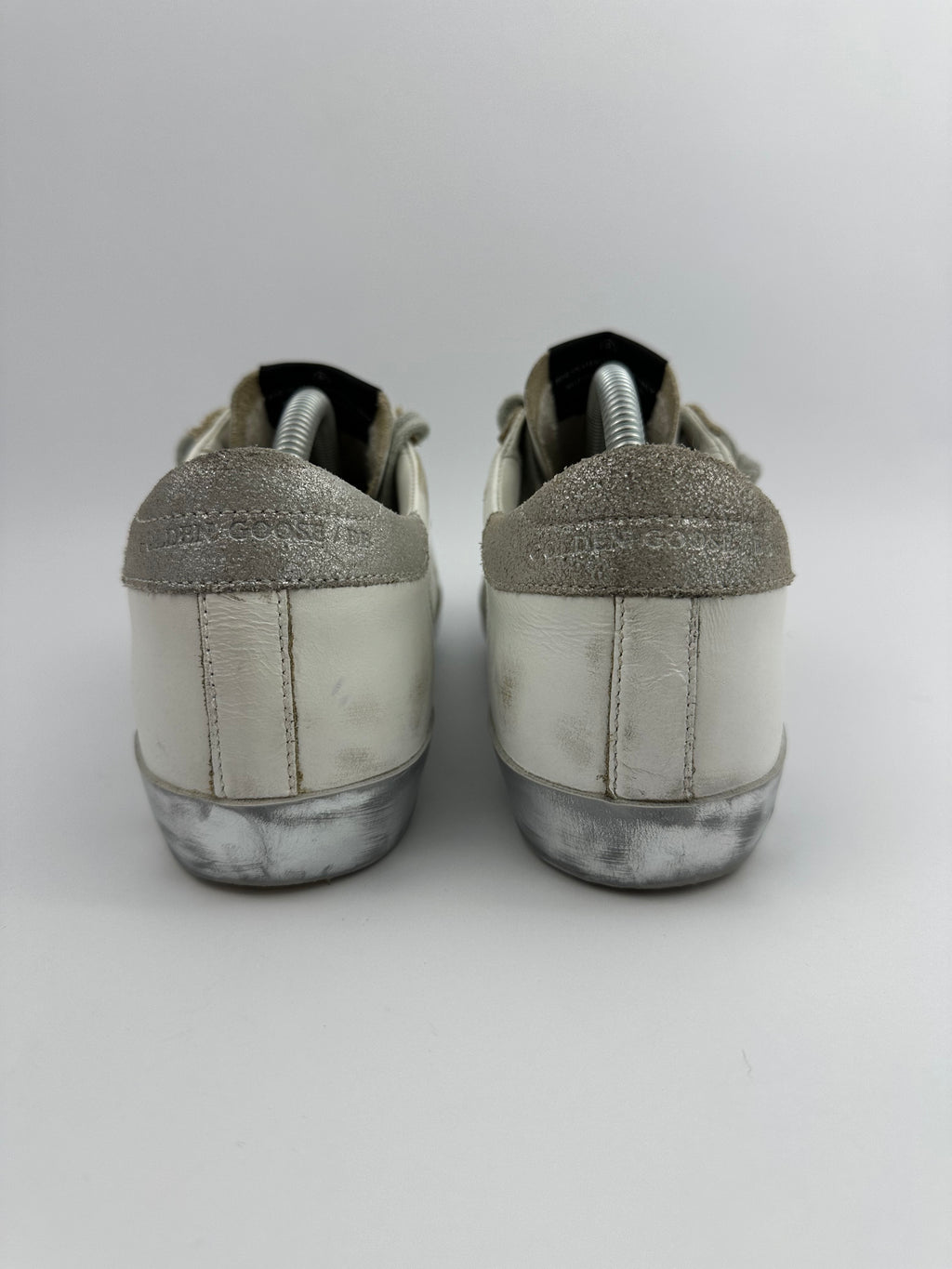 Golden Goose Superstar argenté T35