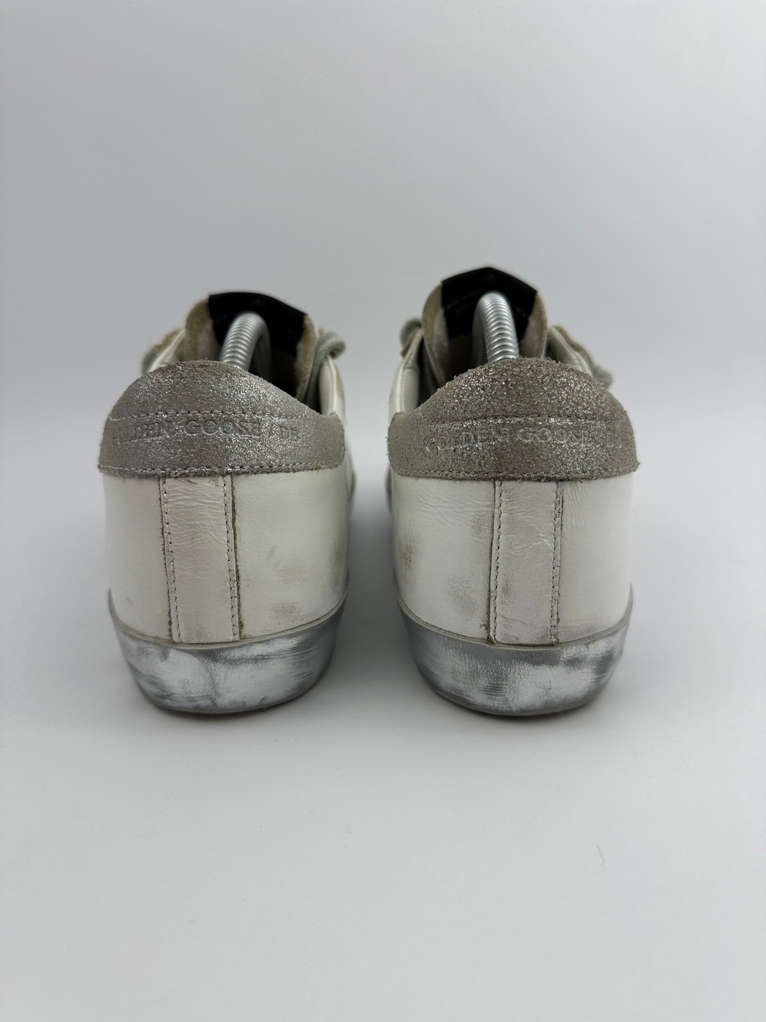 Golden Goose Superstar argenté T35