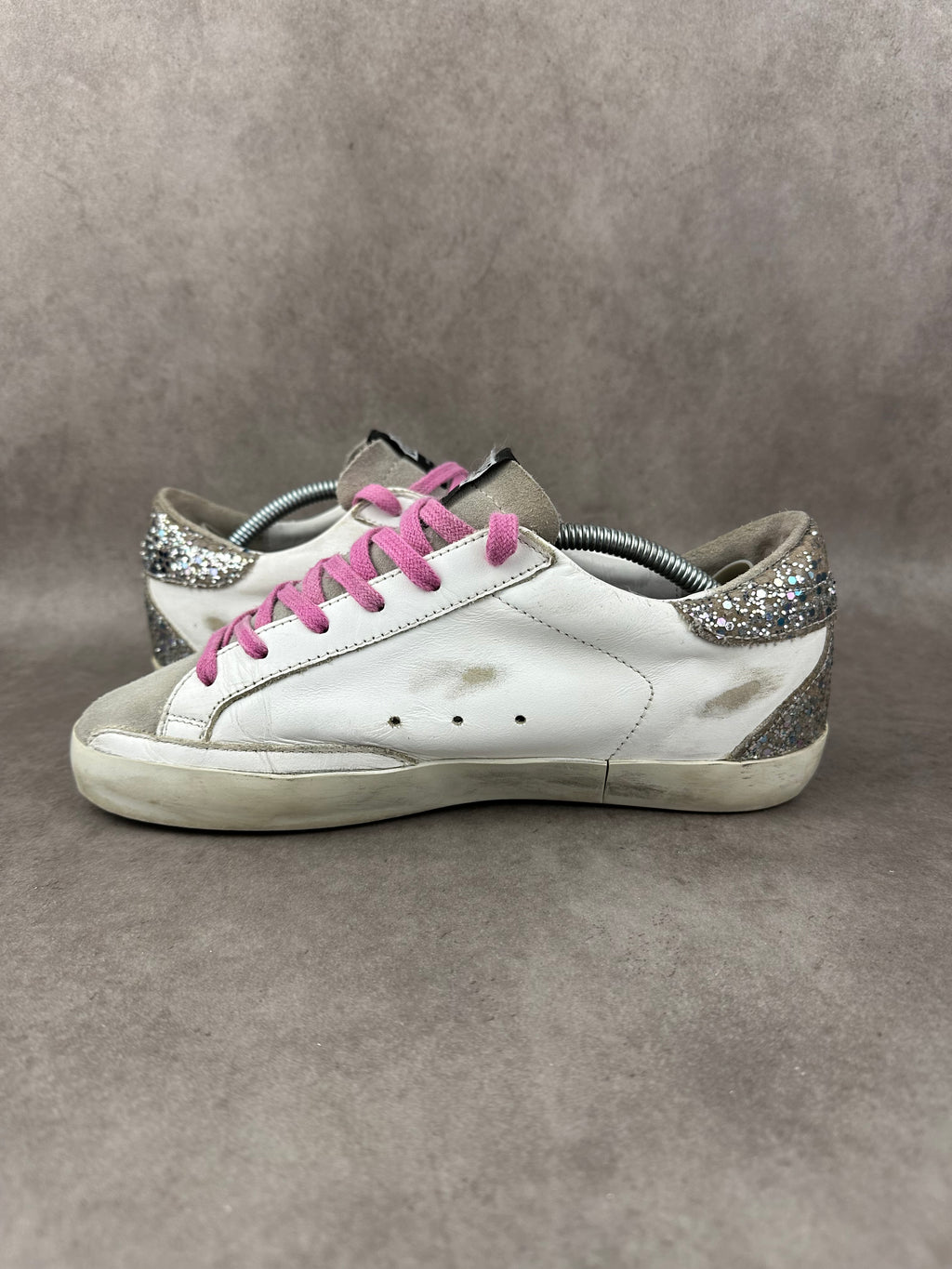 Golden Goose superstar étoile bleu T37