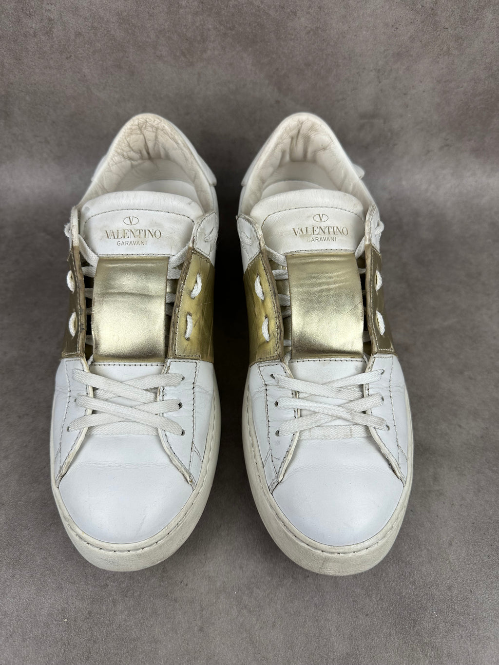 Valentino open doré T39.5