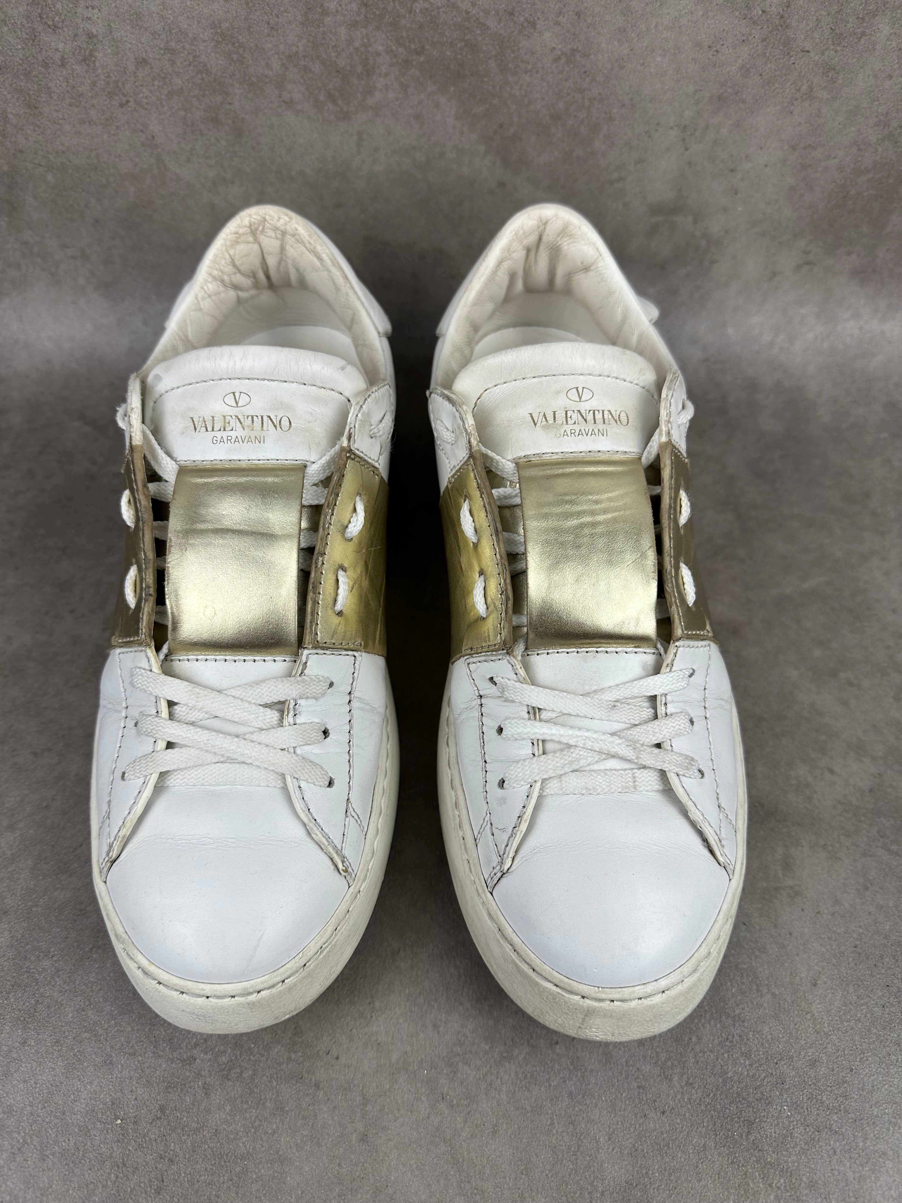 Valentino open doré T39.5