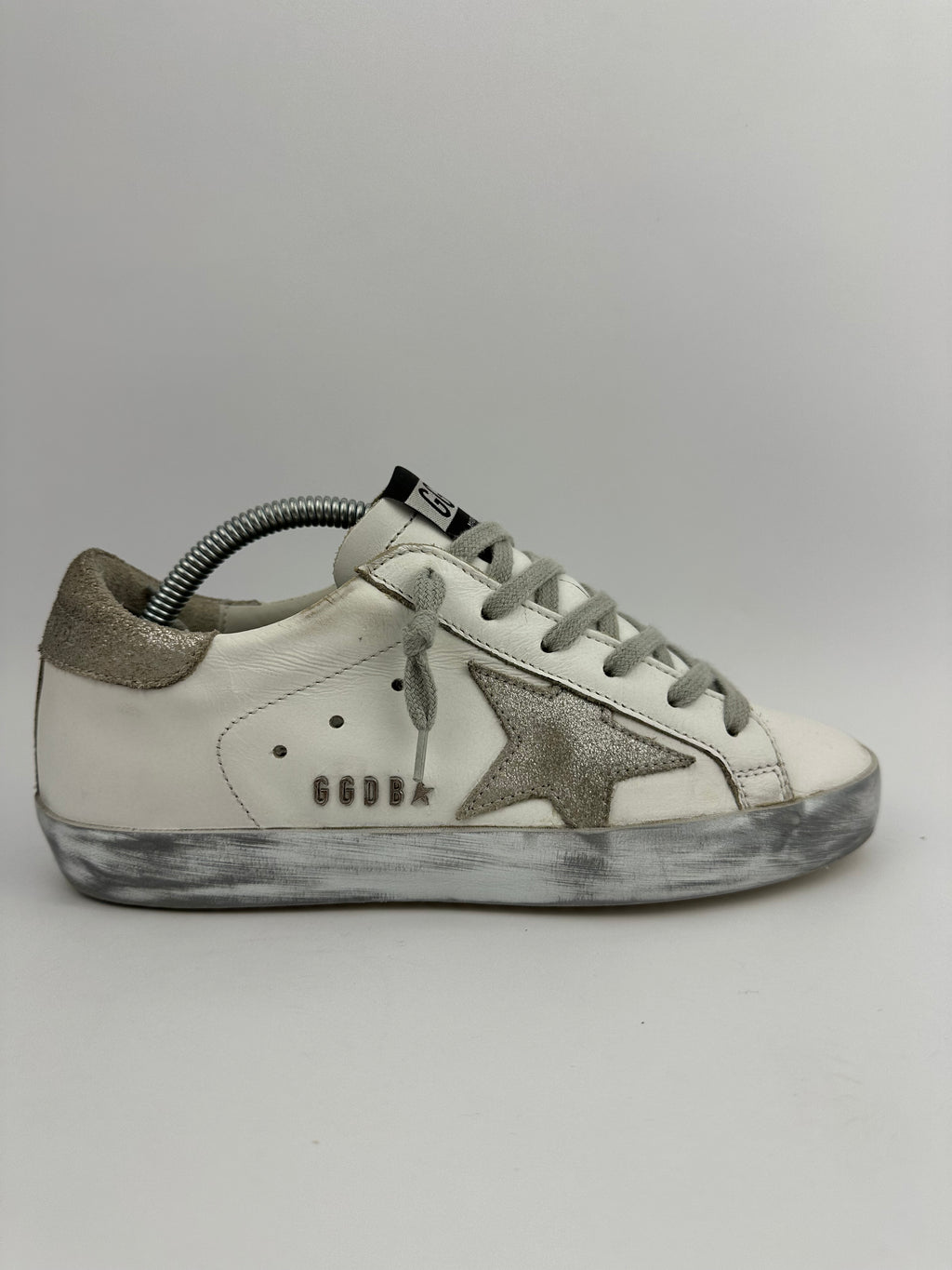 Golden Goose Superstar argenté T35