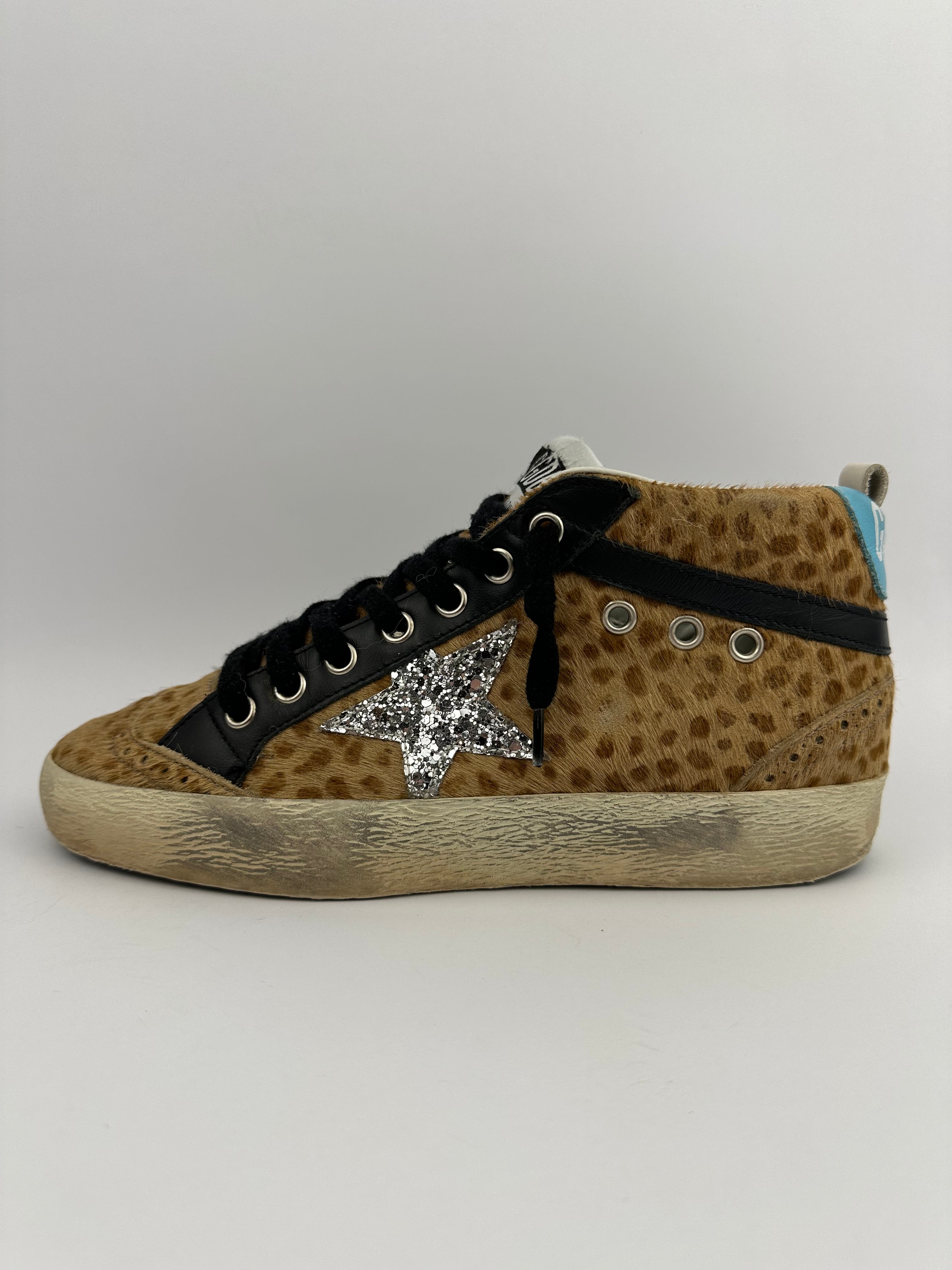 Golden Goose Midstar léopard T37