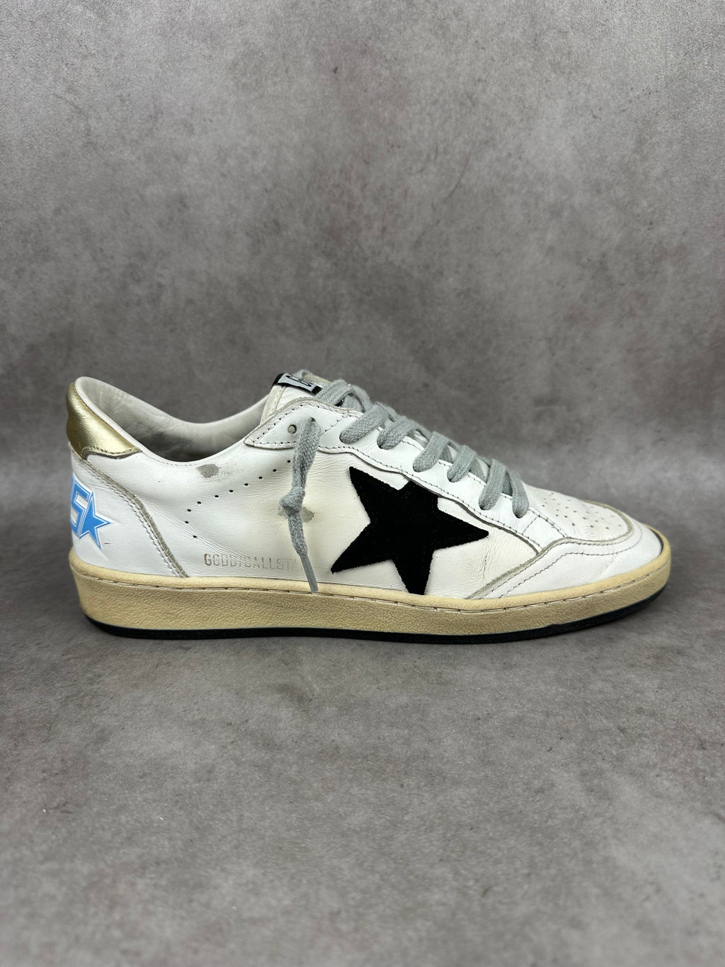 Golden Goose Ballstar blanche et doré T38-018
