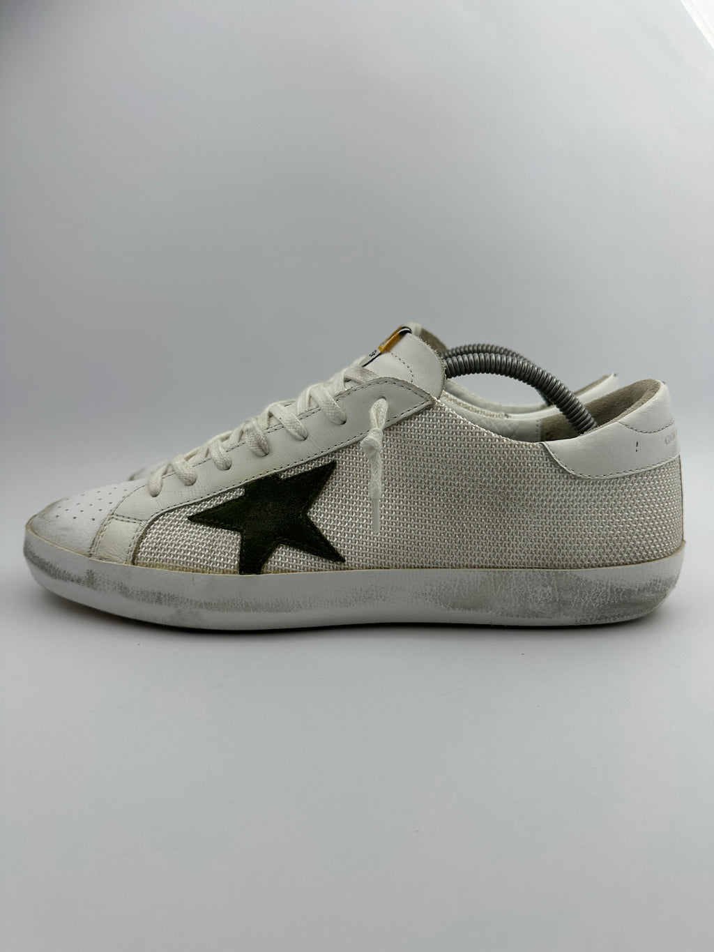 Golden Goose Superstar White/green T44