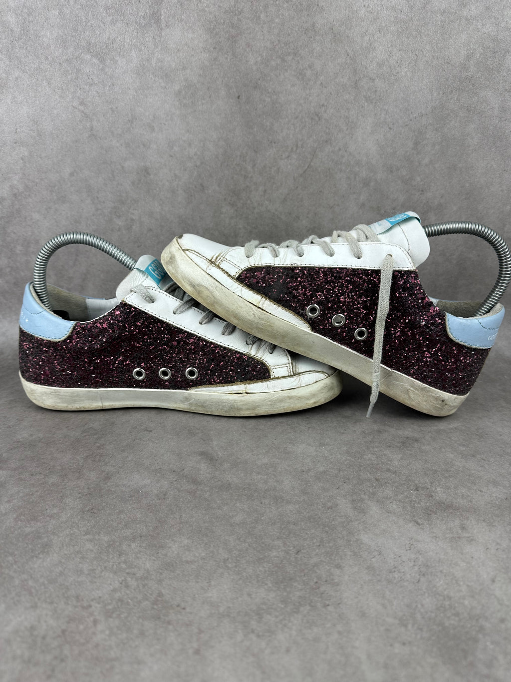 Golden Goose Superstar pailletés Bordeaux T38-011