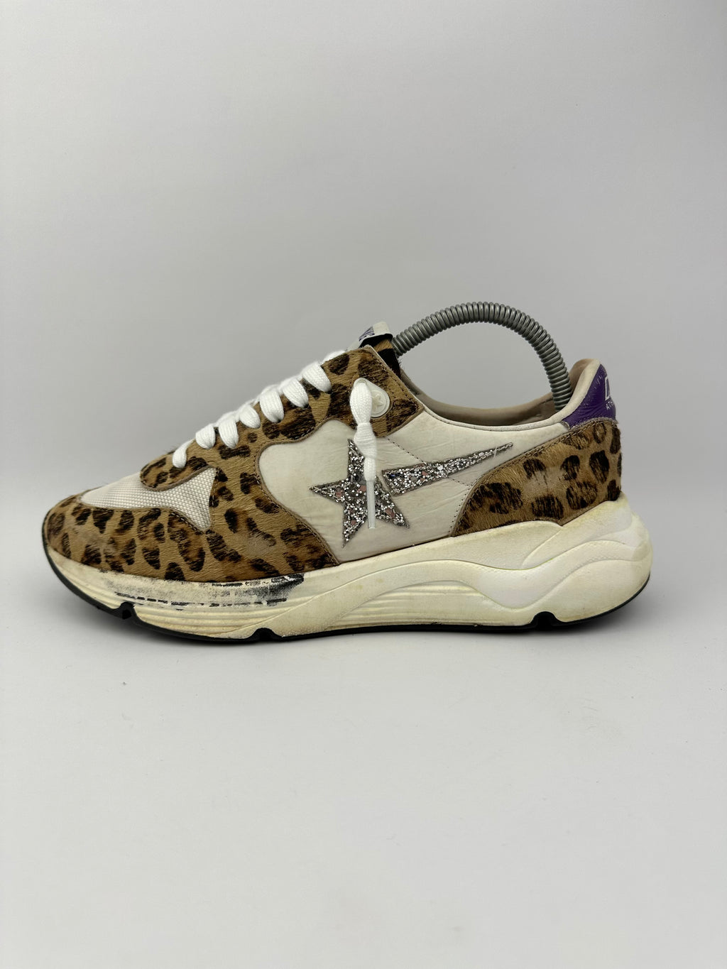 Golden Goose Running Sole Léopard T40