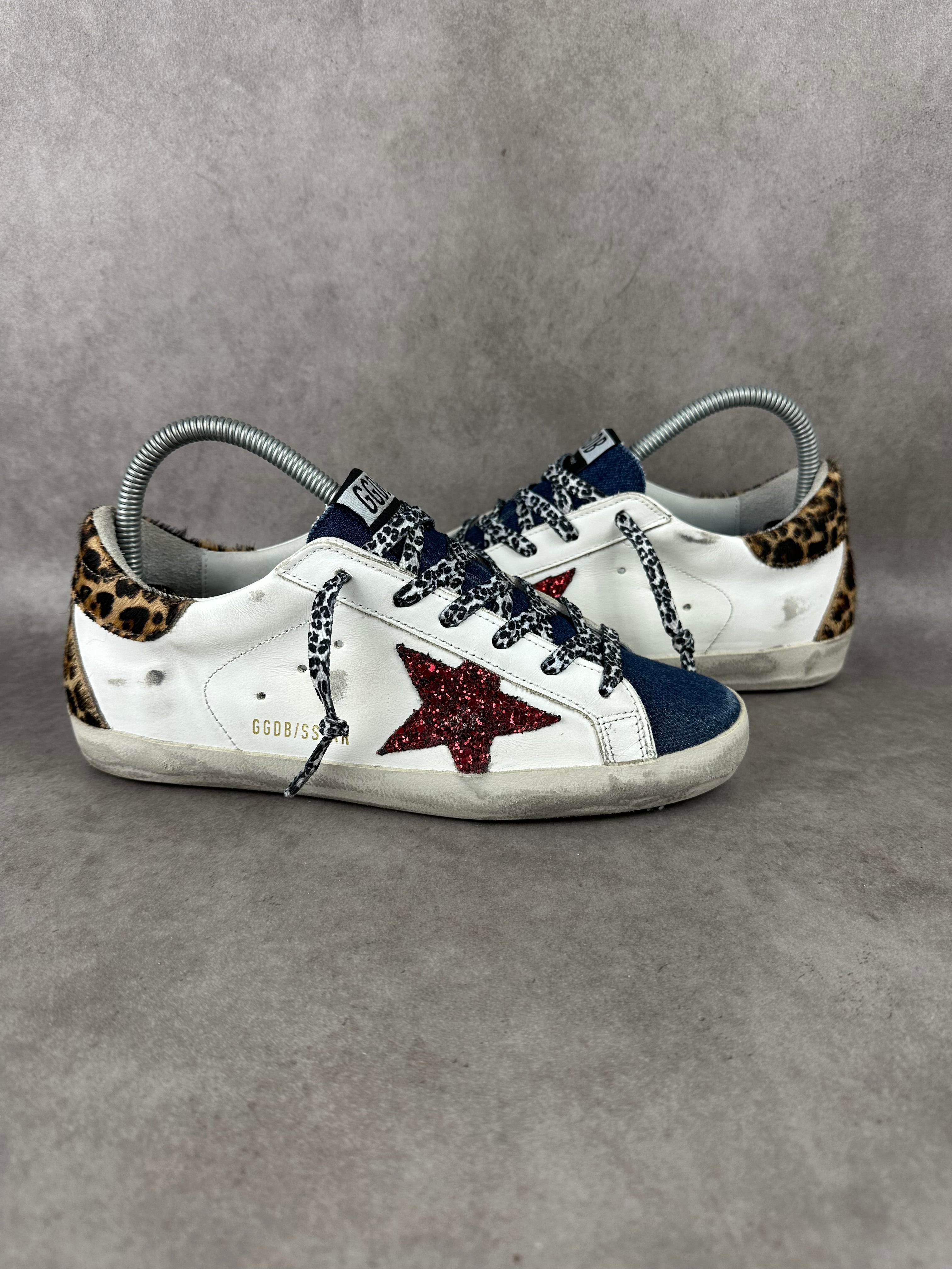 Golden goose Superstar étoile bordeaux T38-006