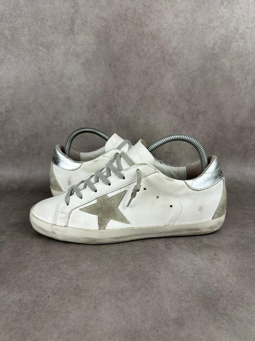 Golden Goose Superstar argenté T40-002
