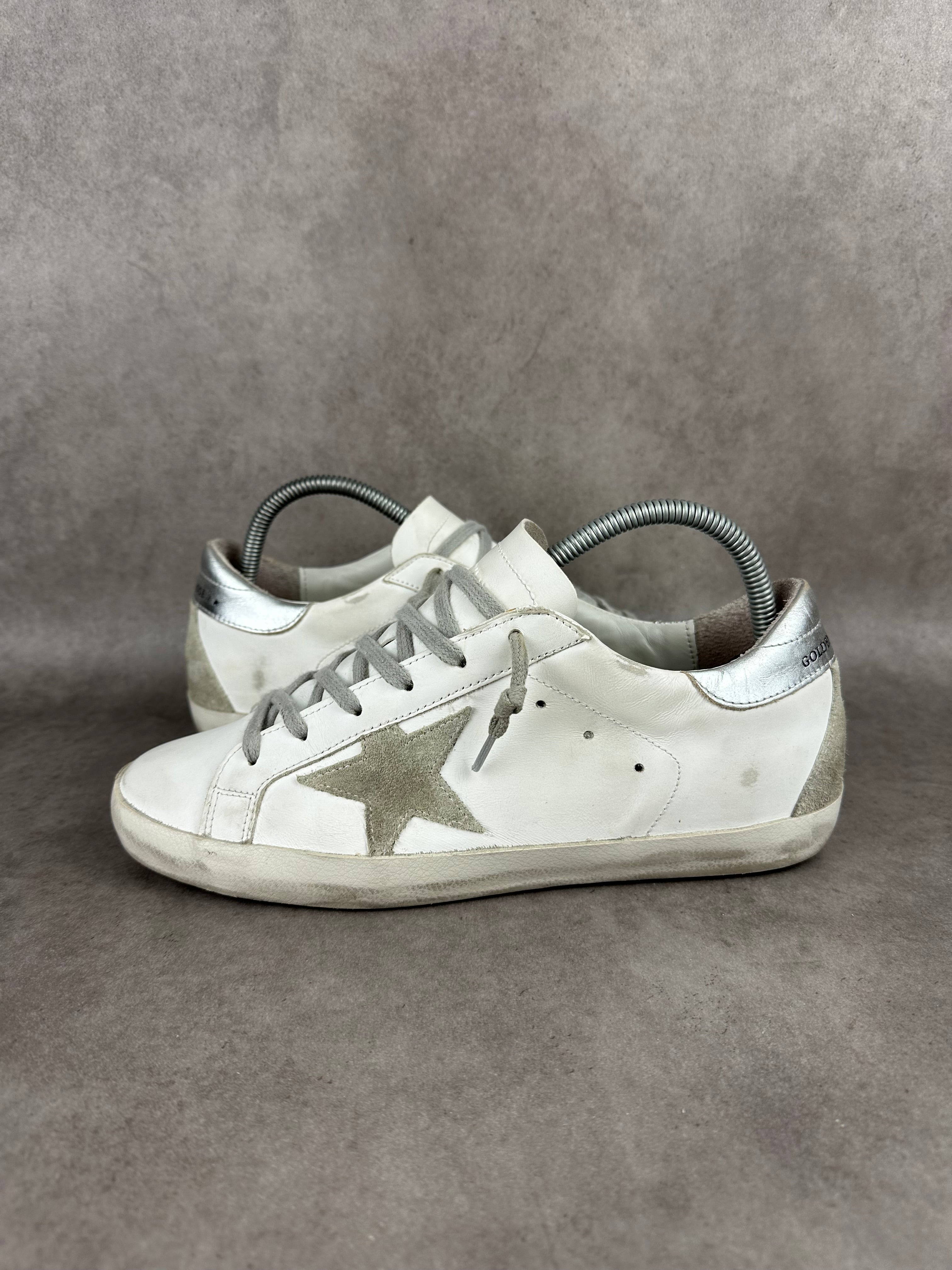 Golden Goose Superstar argenté T40-002