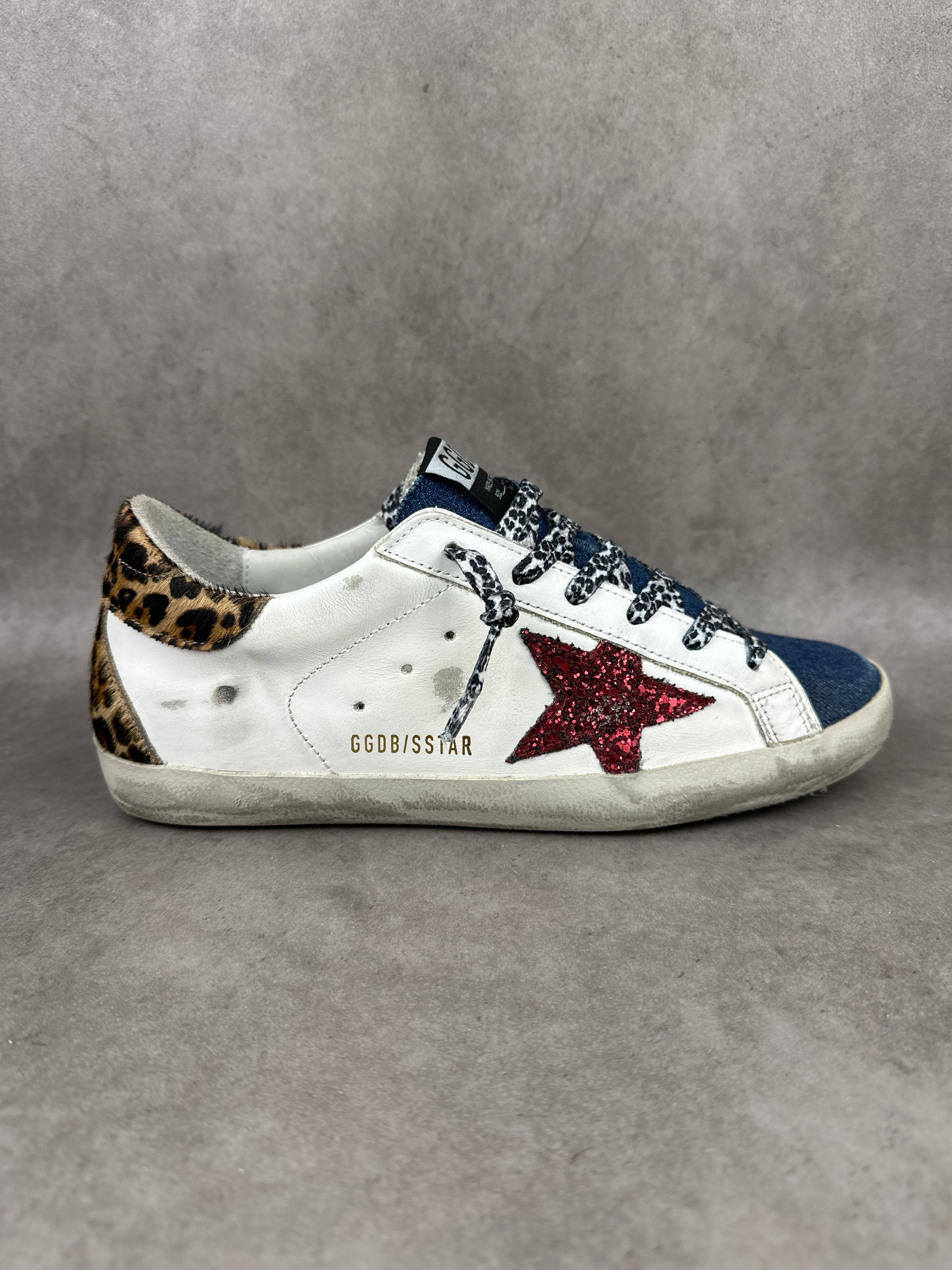 Golden goose Superstar étoile bordeaux T38-006