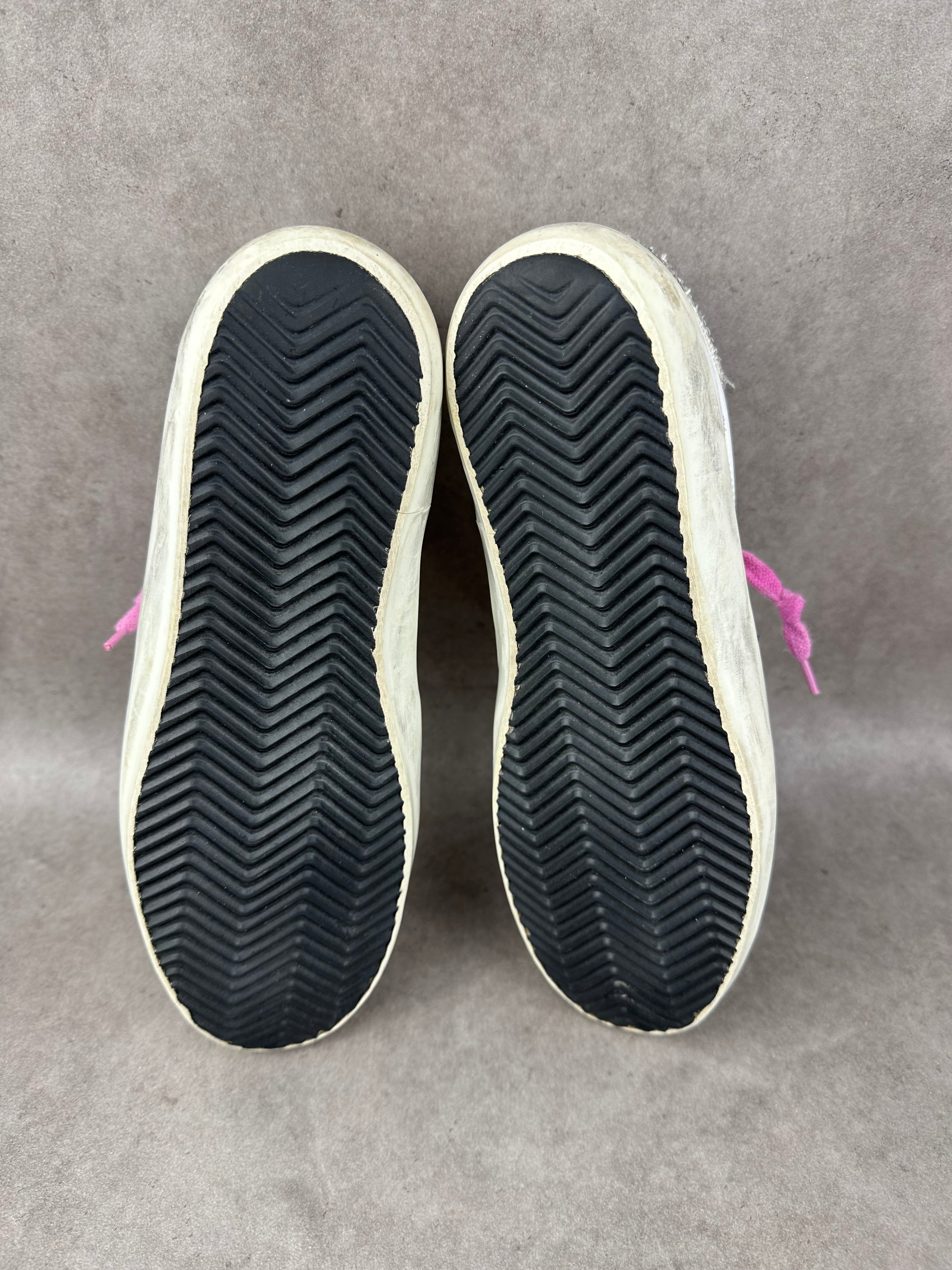 Golden Goose superstar étoile bleu T37