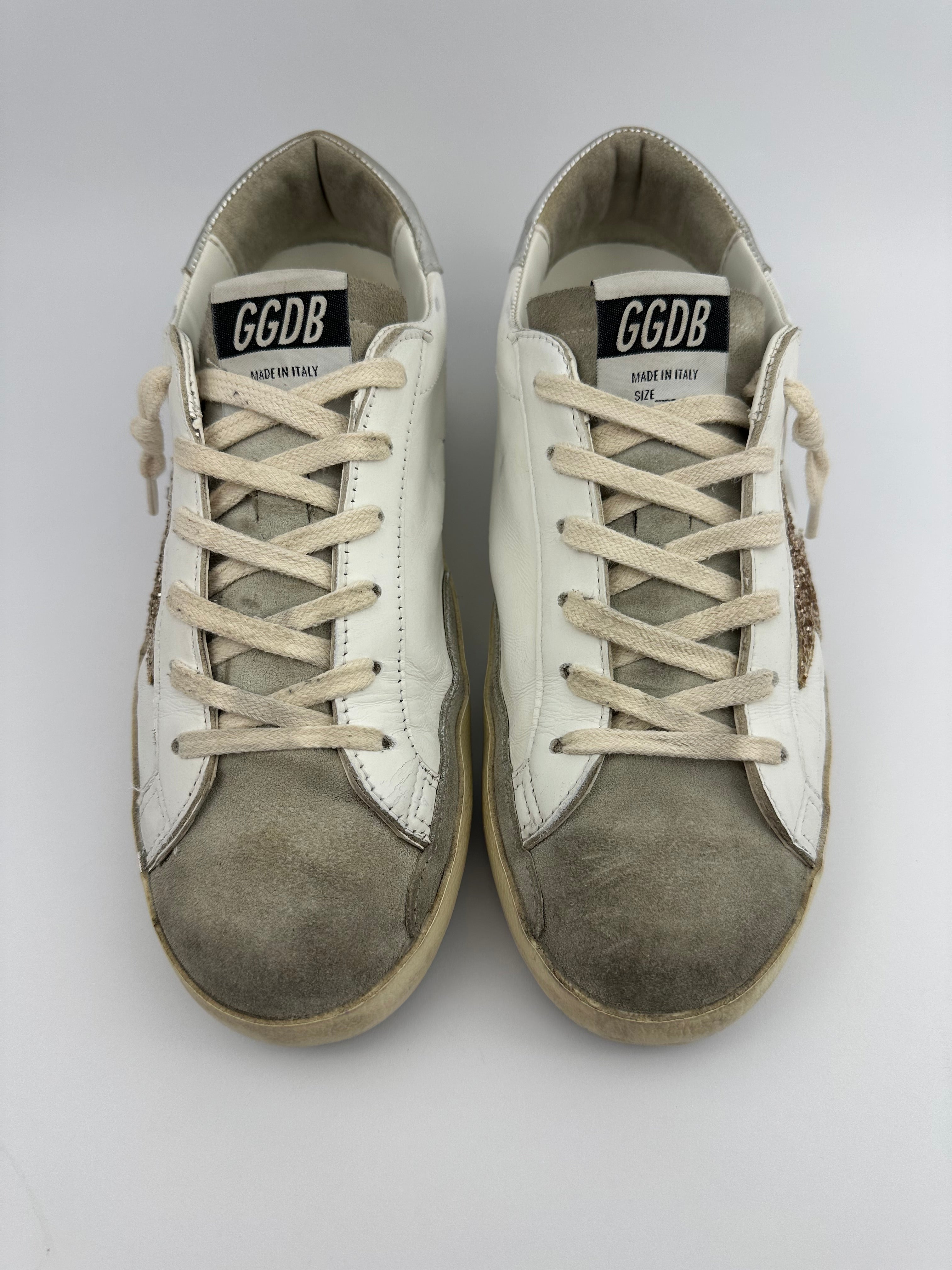 Golden Goose Superstar à paillettes doré T39