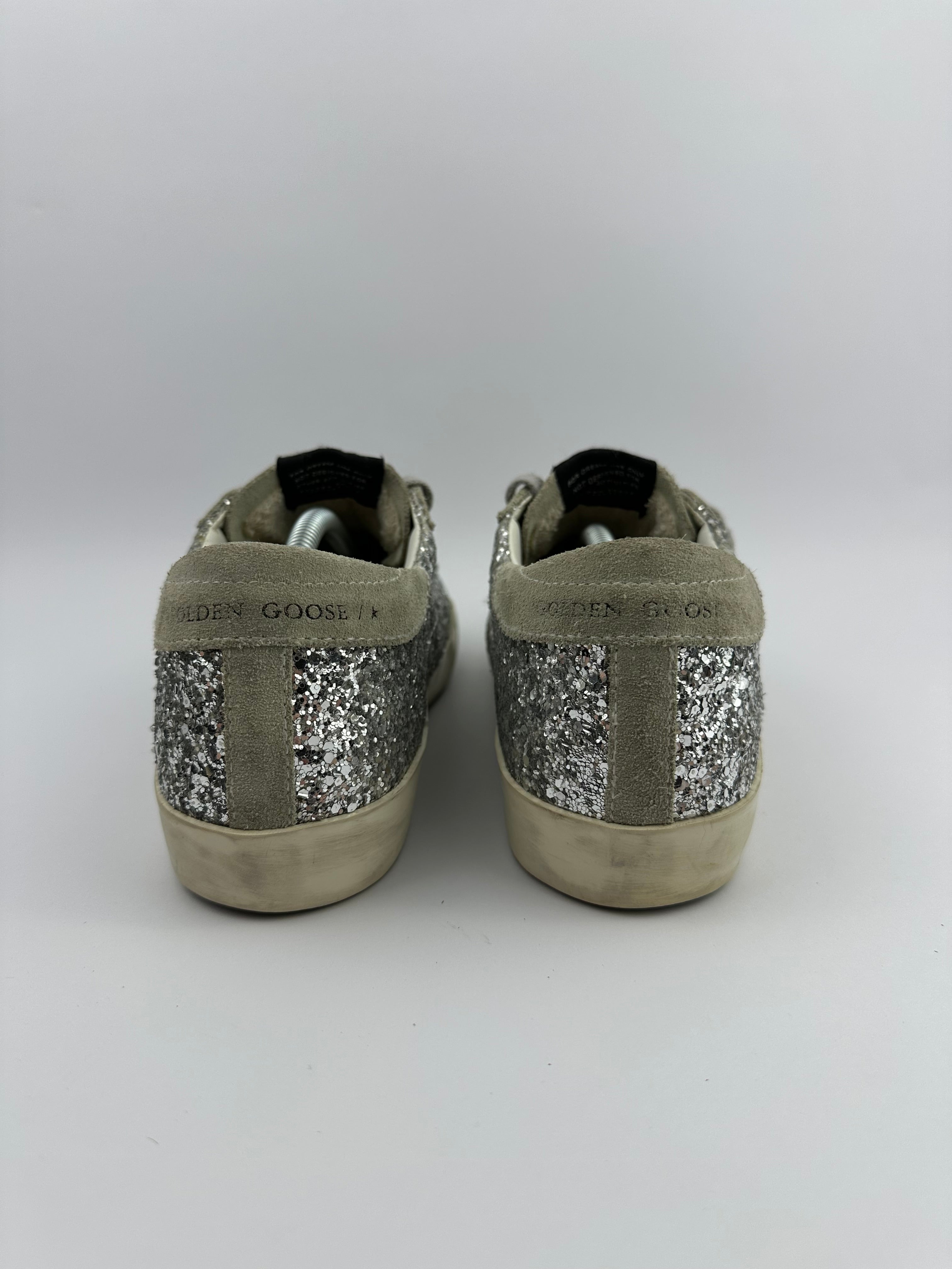 Golden Goose Superstar argenté T38