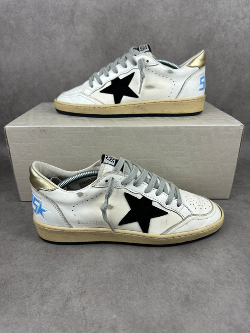 Golden Goose Ballstar blanche et doré T38-018