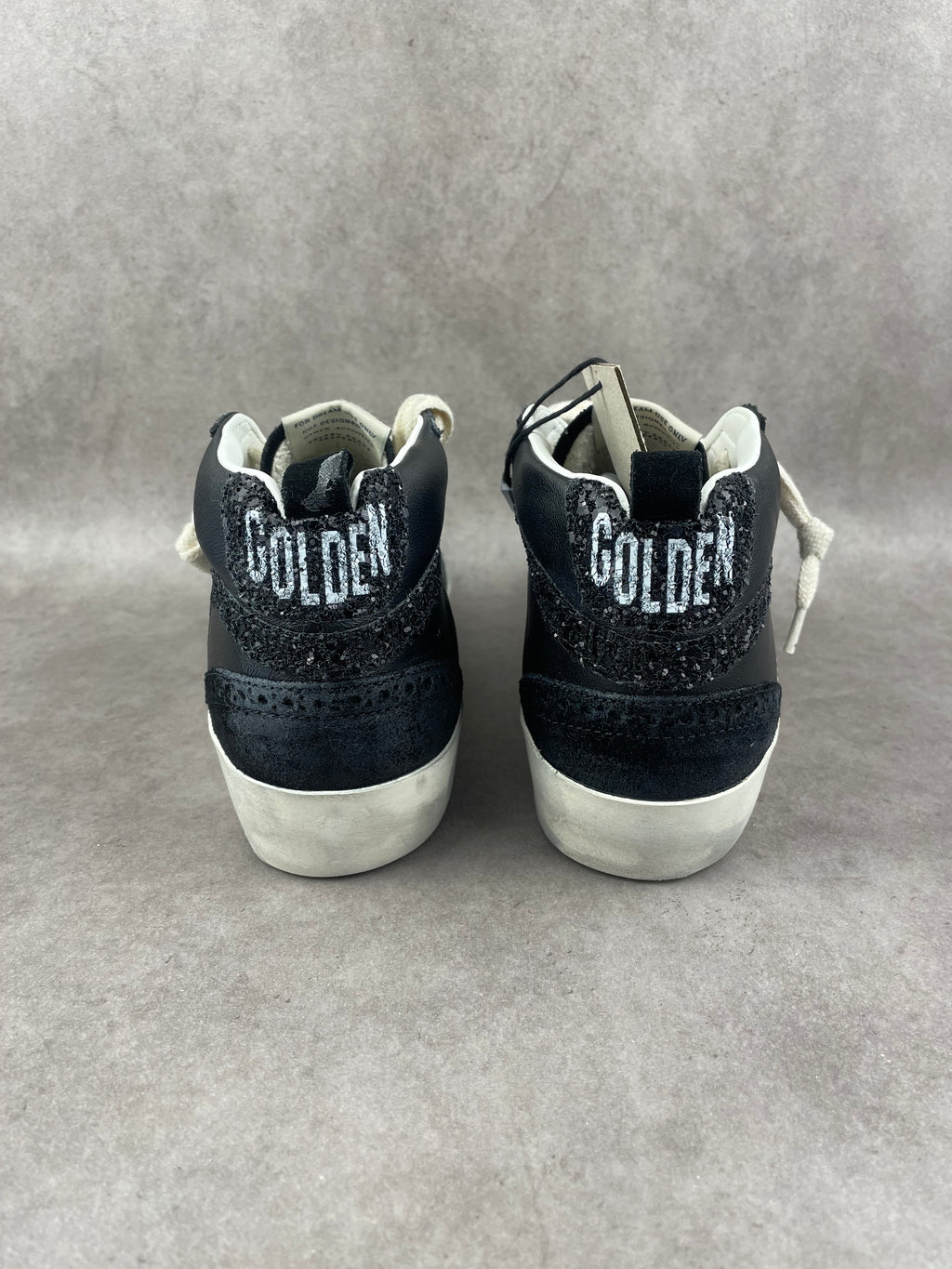 Golden Goose Midstar noir pailletée T37
