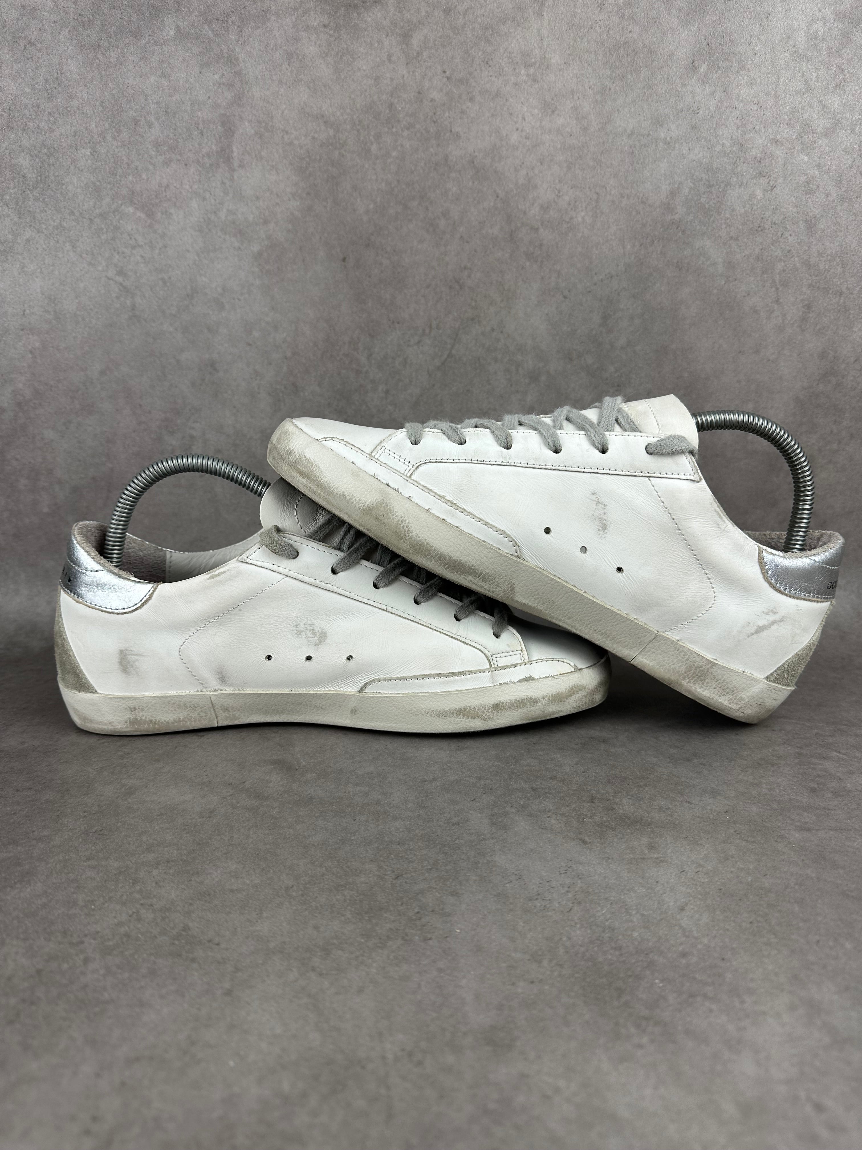 Golden Goose Superstar argenté T40-002