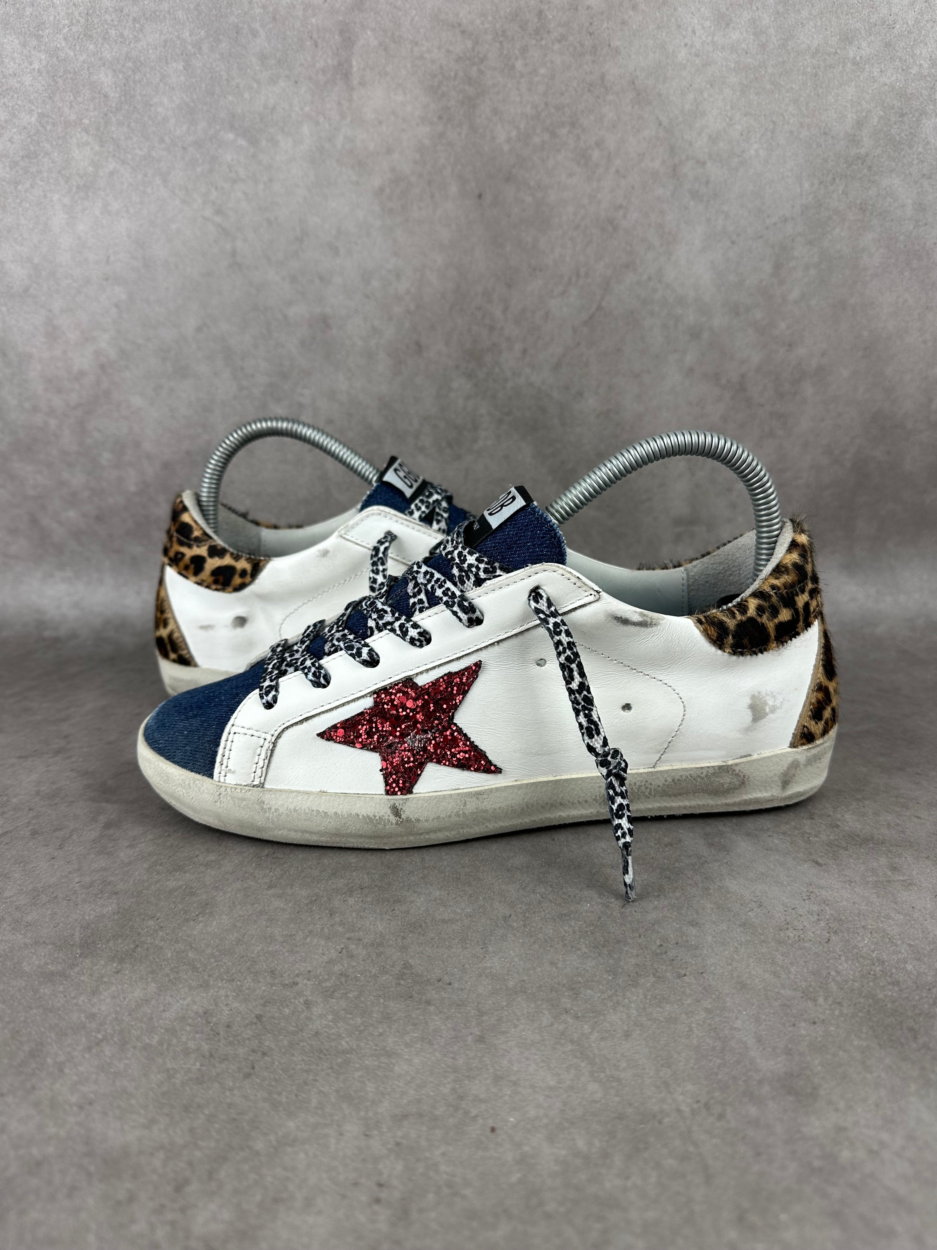 Golden goose Superstar étoile bordeaux T38-006