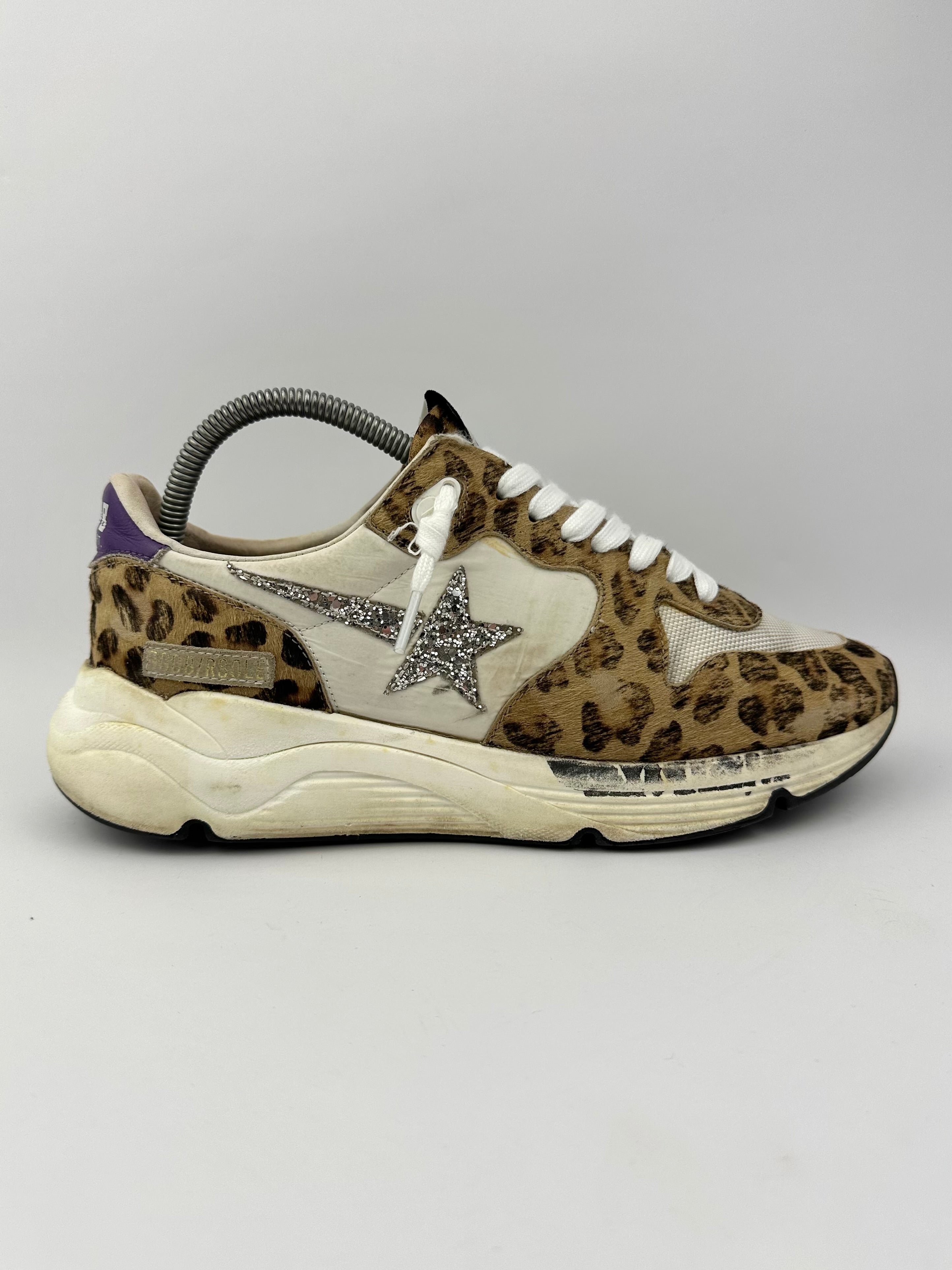 Golden Goose Running Sole Léopard T40