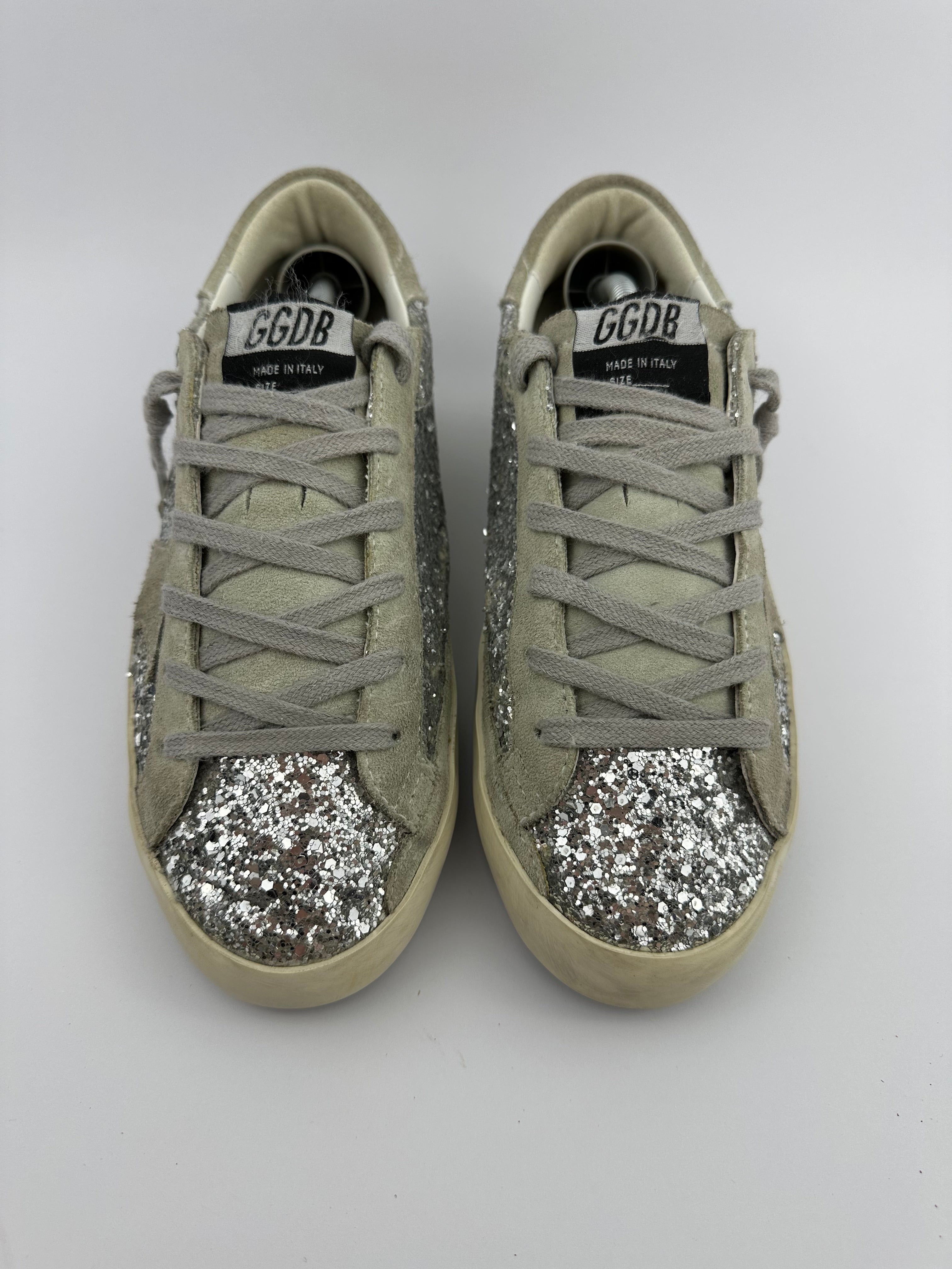 Golden Goose Superstar argenté T38