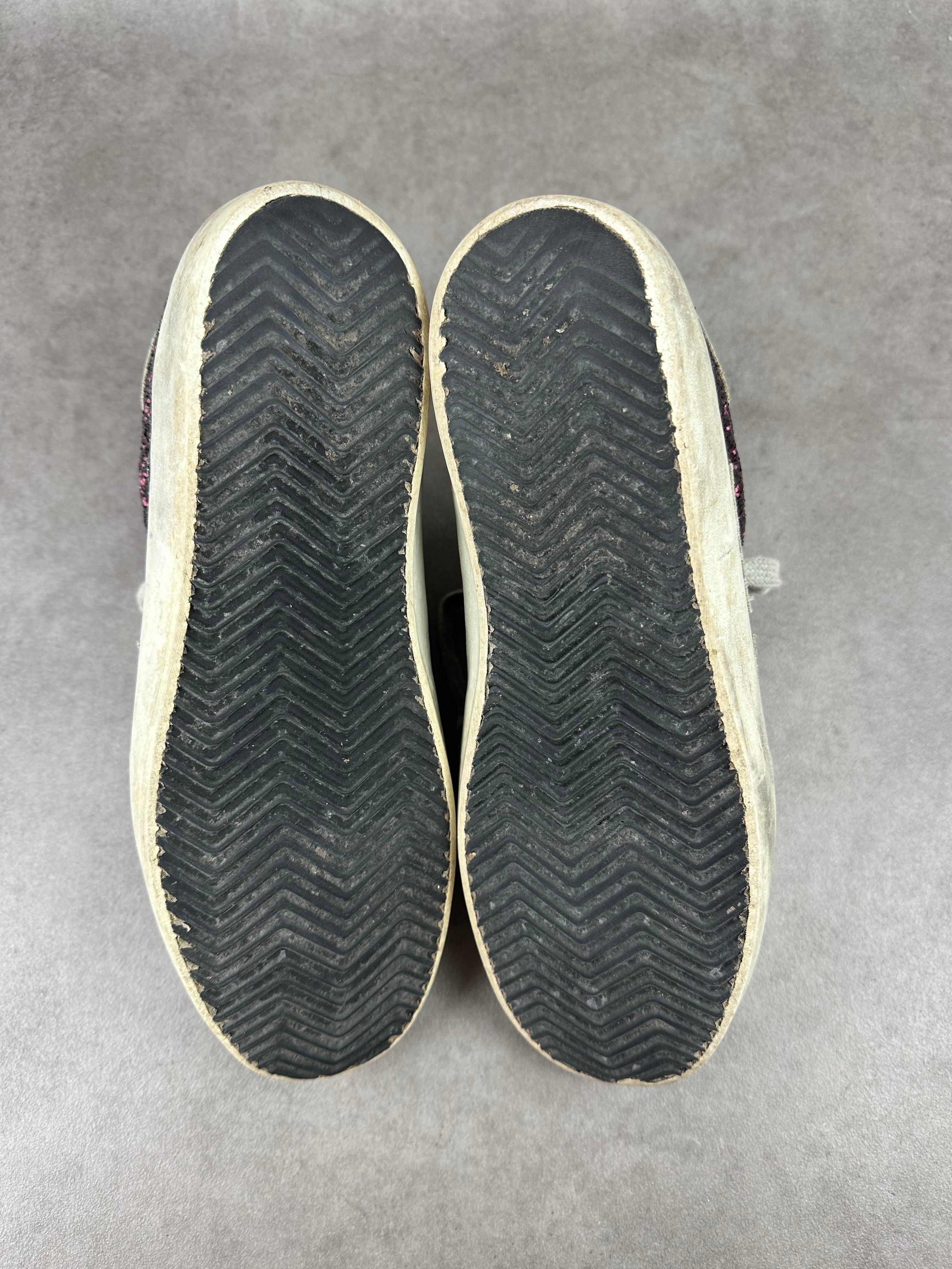 Golden Goose Superstar pailletés Bordeaux T38-011