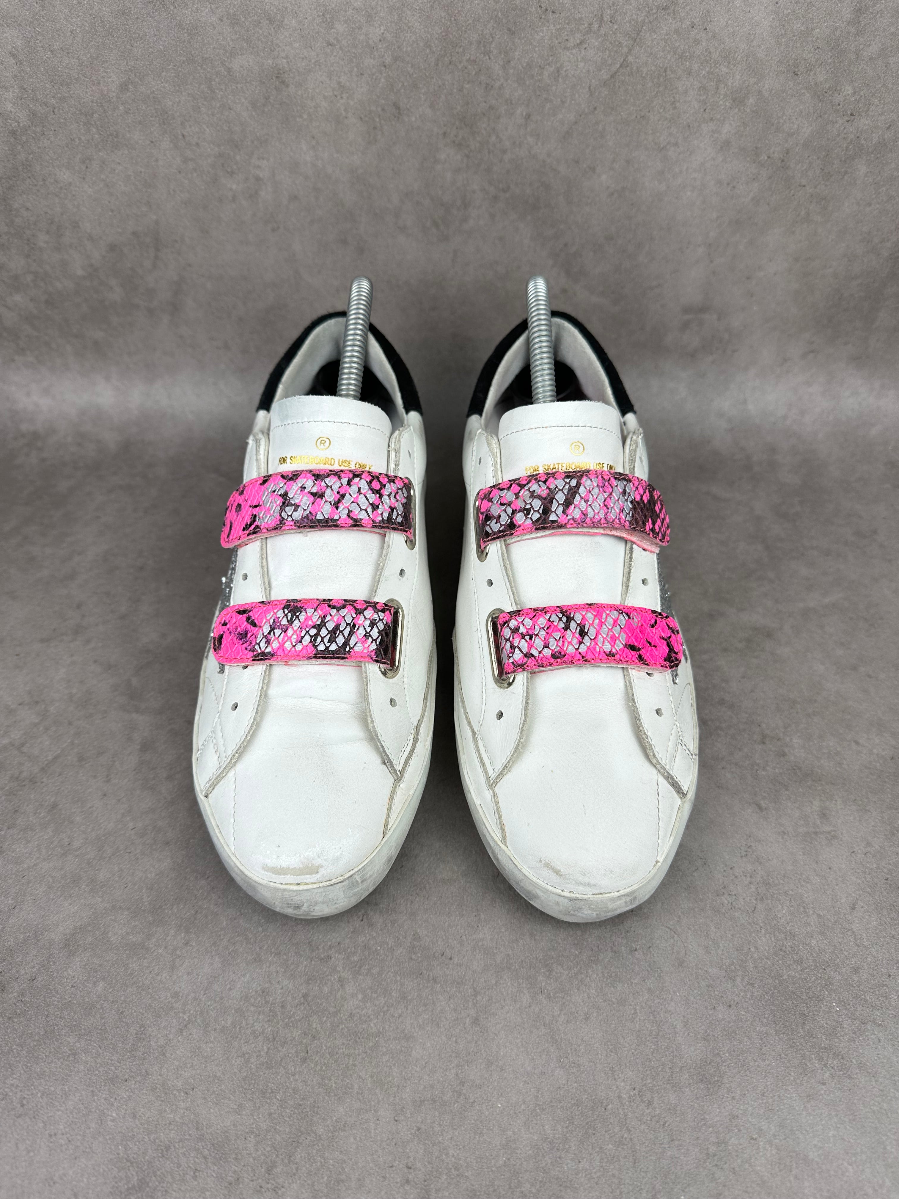 Golden goose superstar OldSchool argenté T38-002
