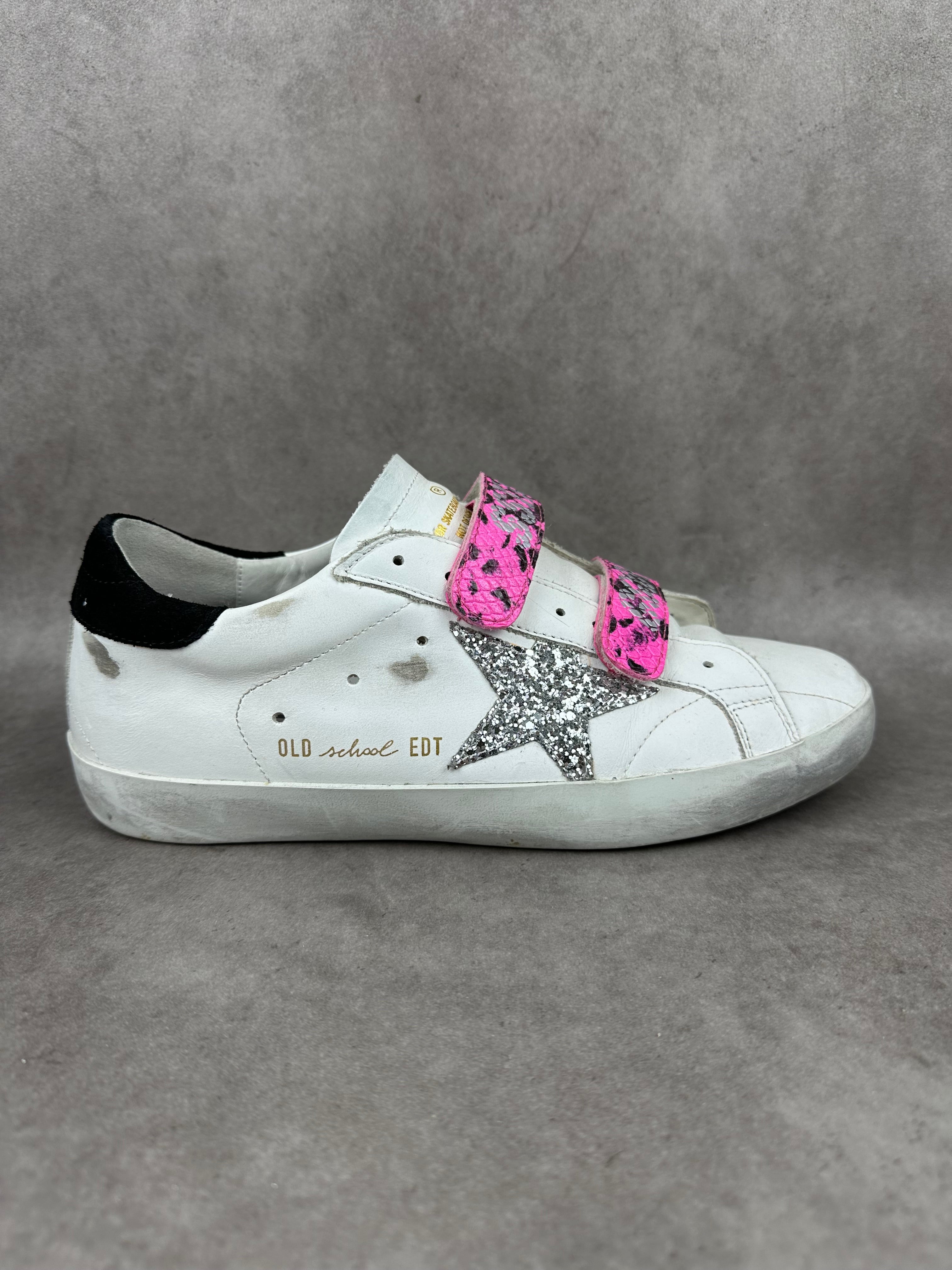 Golden goose superstar OldSchool argenté T38-002