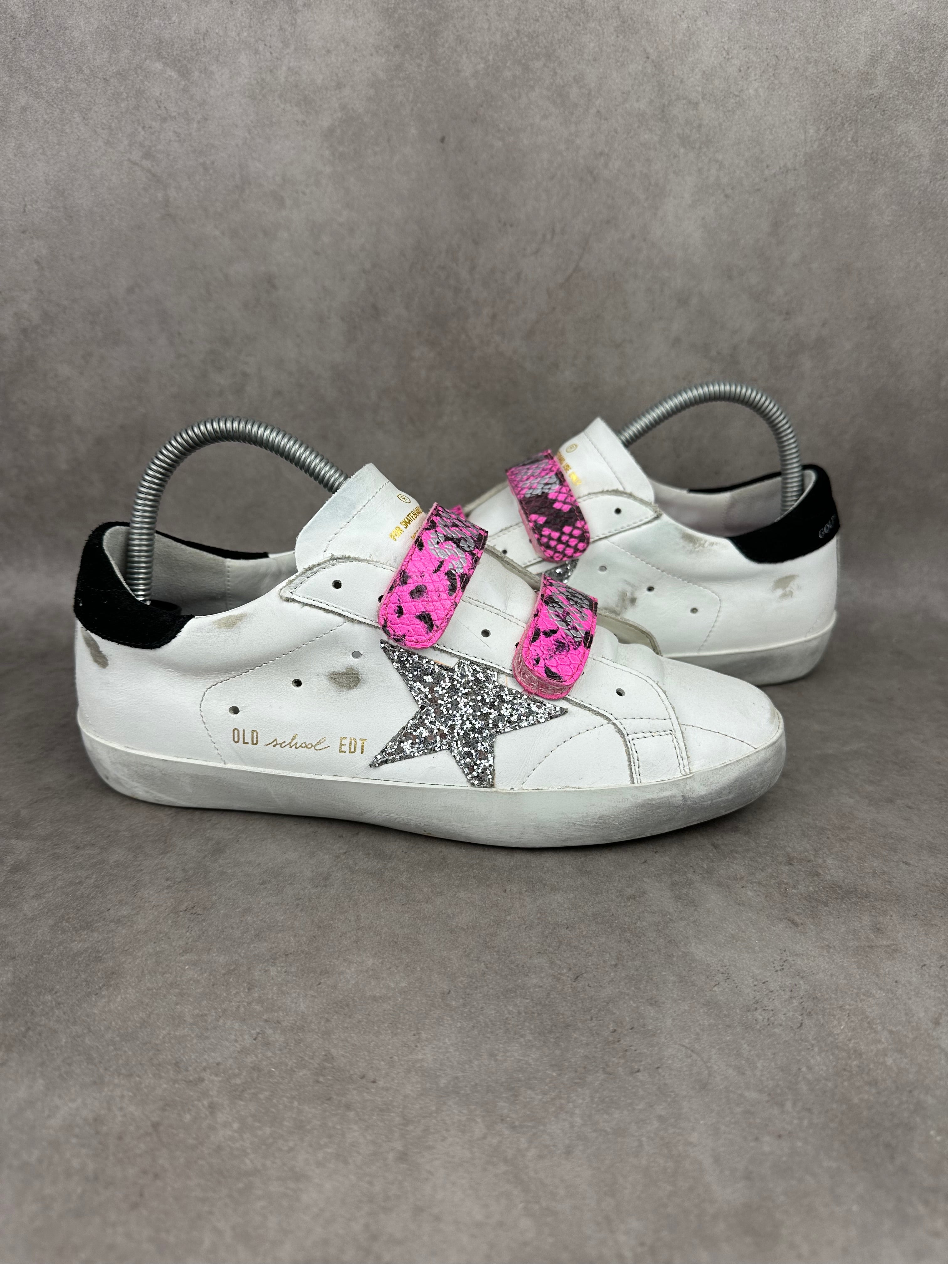 Golden goose superstar OldSchool argenté T38-002