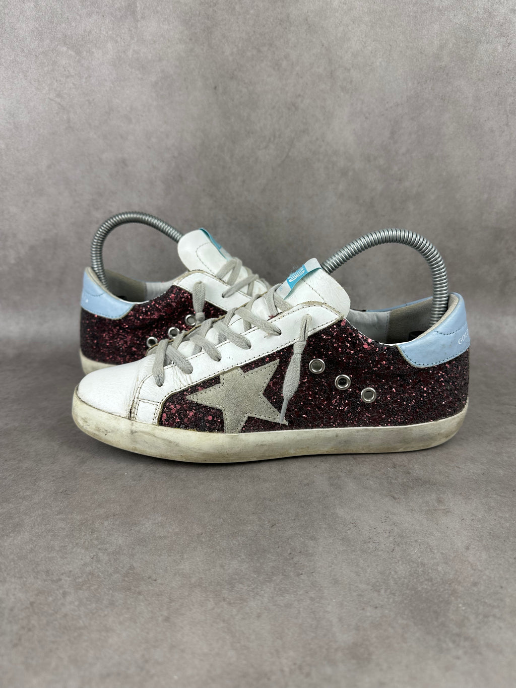 Golden Goose Superstar pailletés Bordeaux T38-011