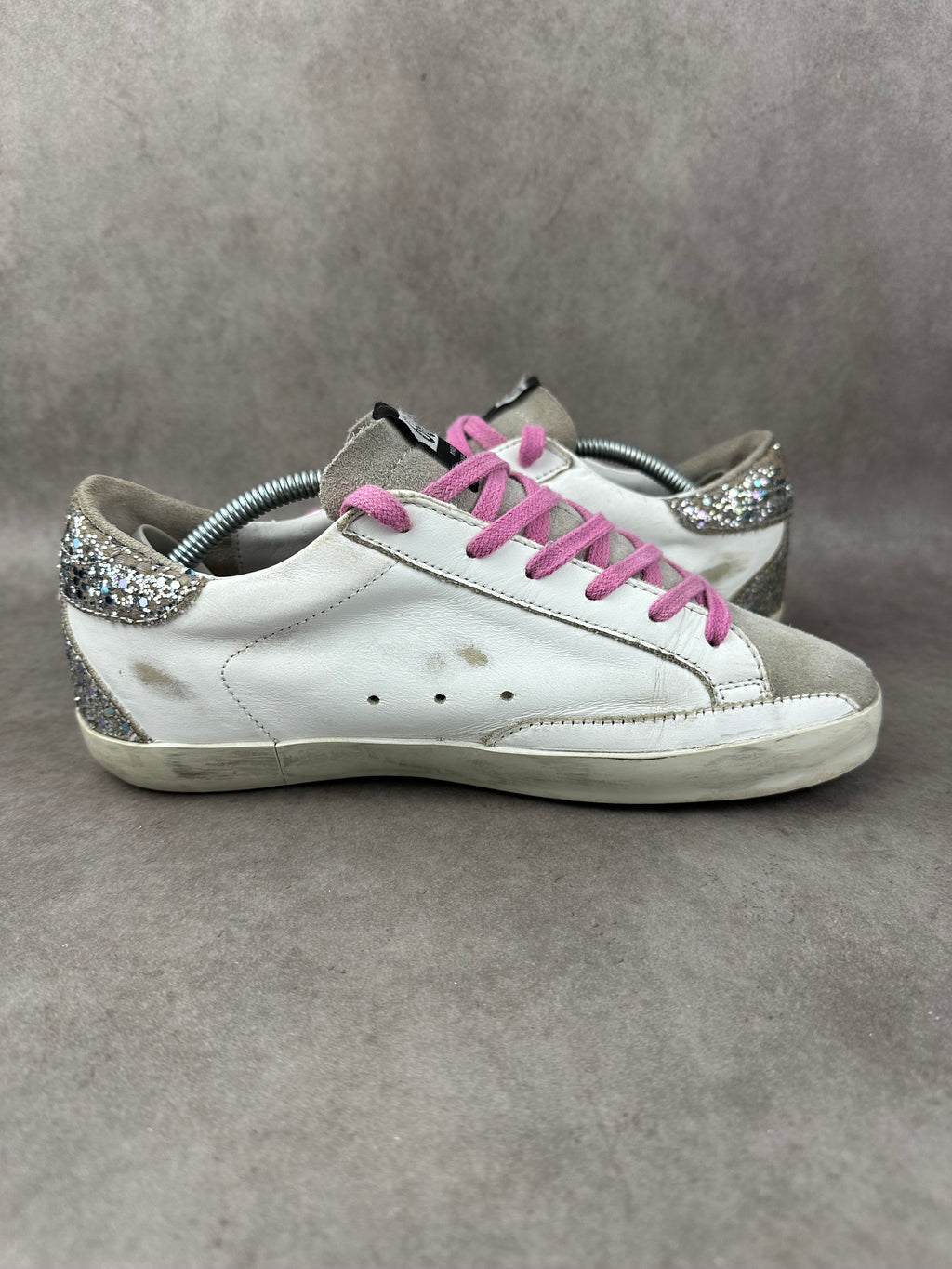 Golden Goose superstar étoile bleu T37