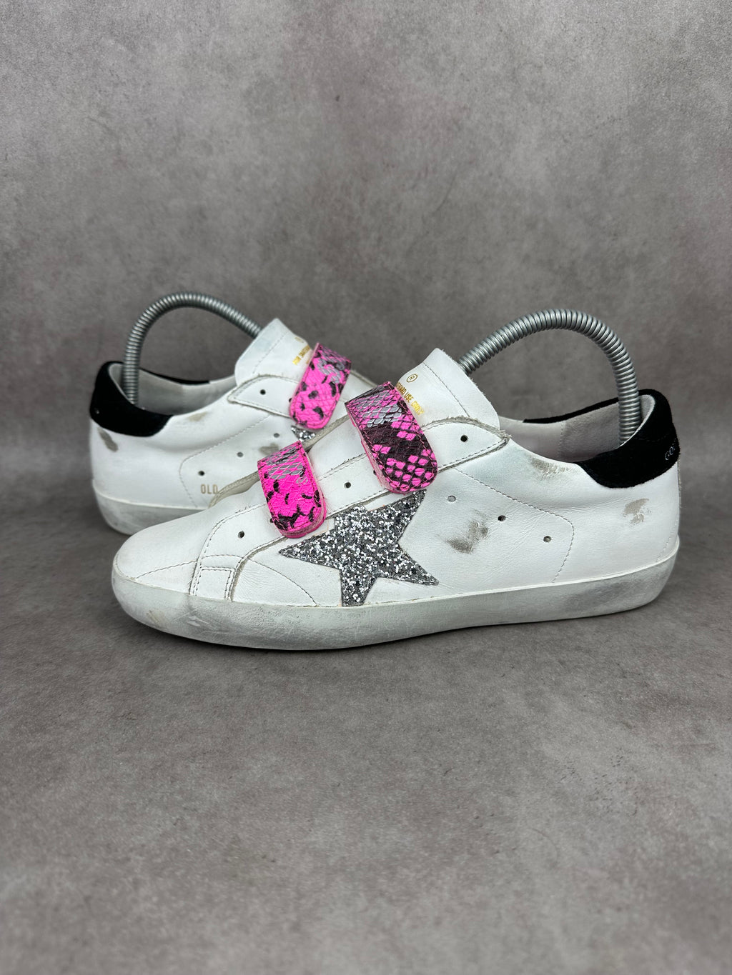 Golden goose superstar OldSchool argenté T38-002