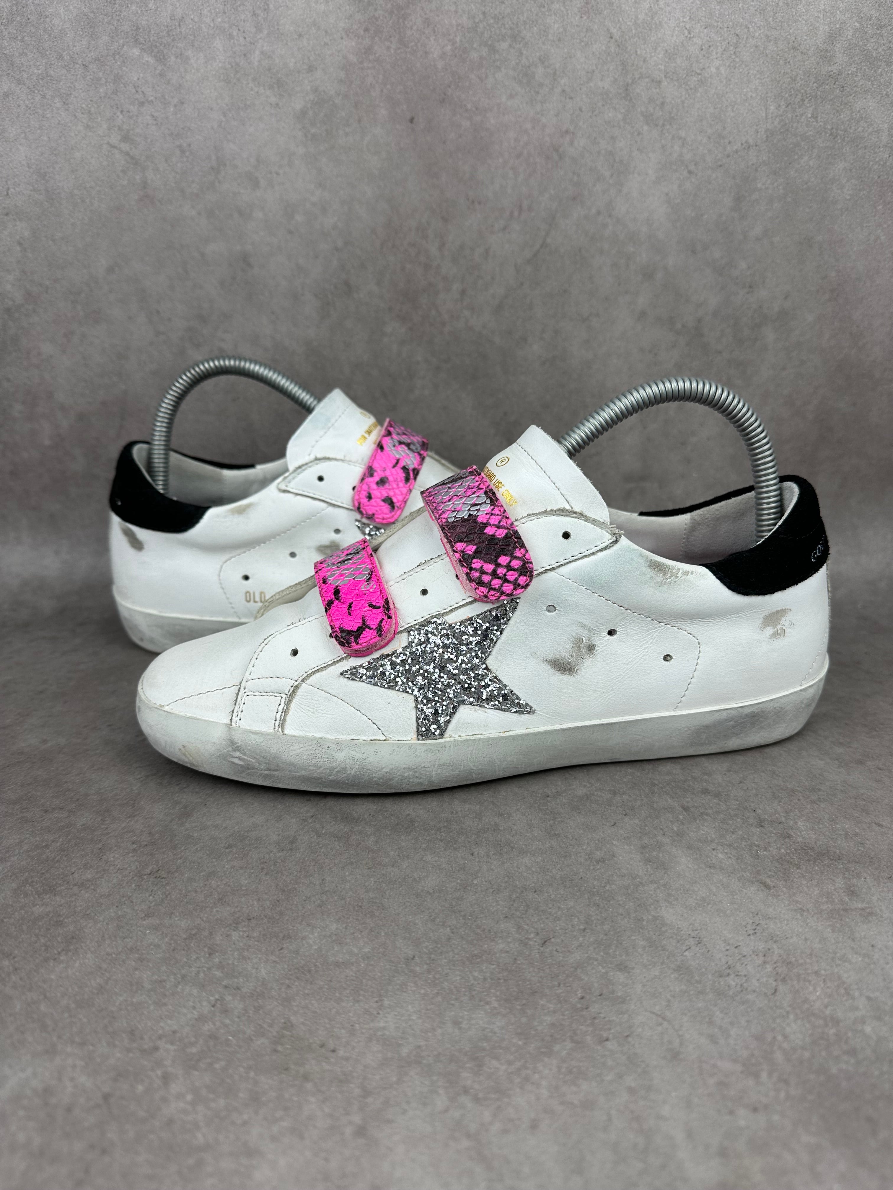 Golden goose superstar OldSchool argenté T38-002