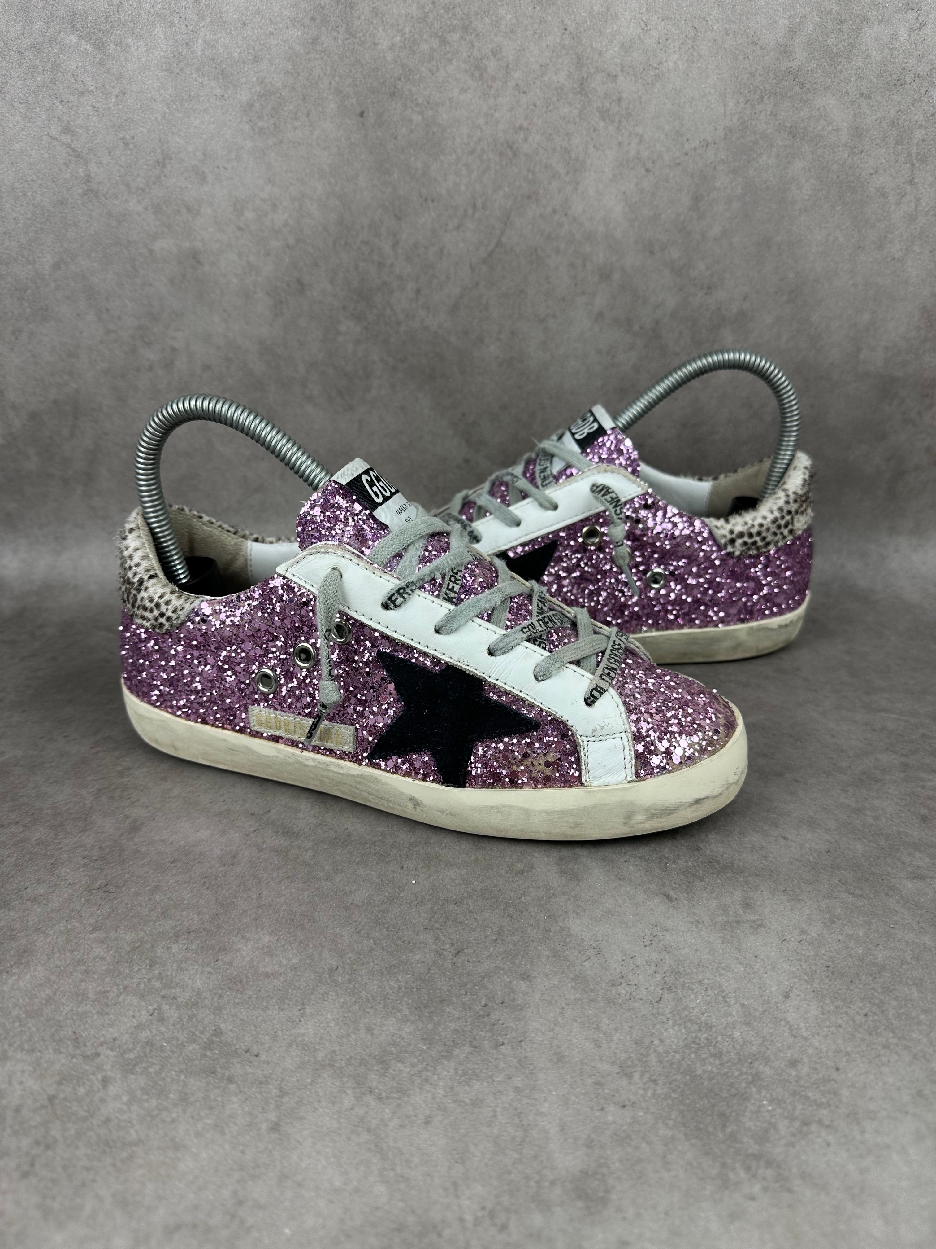 Golden goose Superstar pailletée rose T36-009