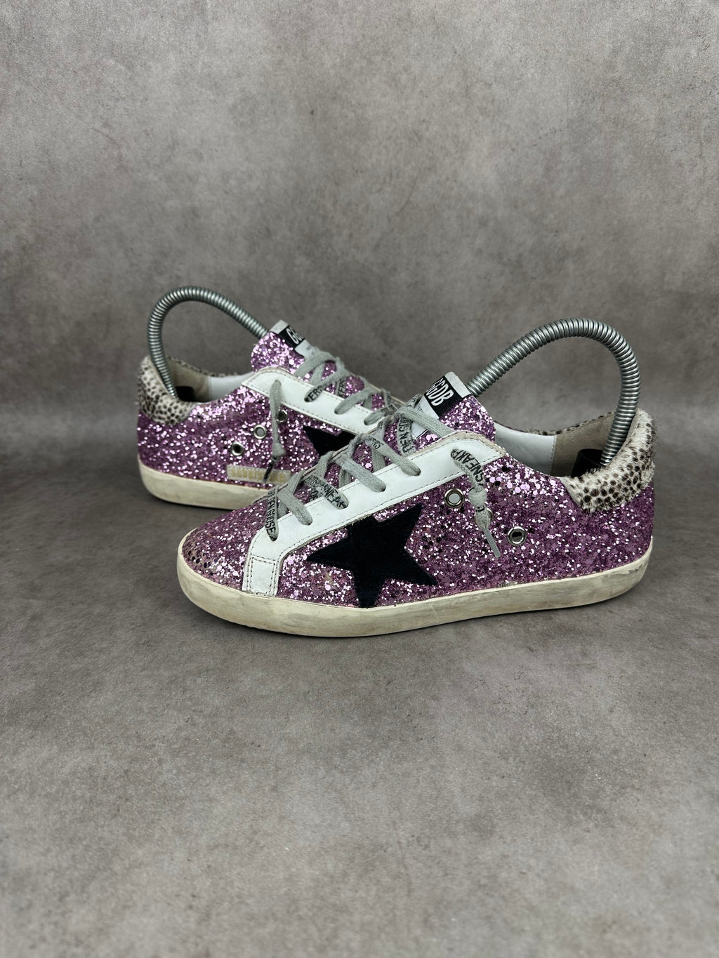 Golden goose Superstar pailletée rose T36-009