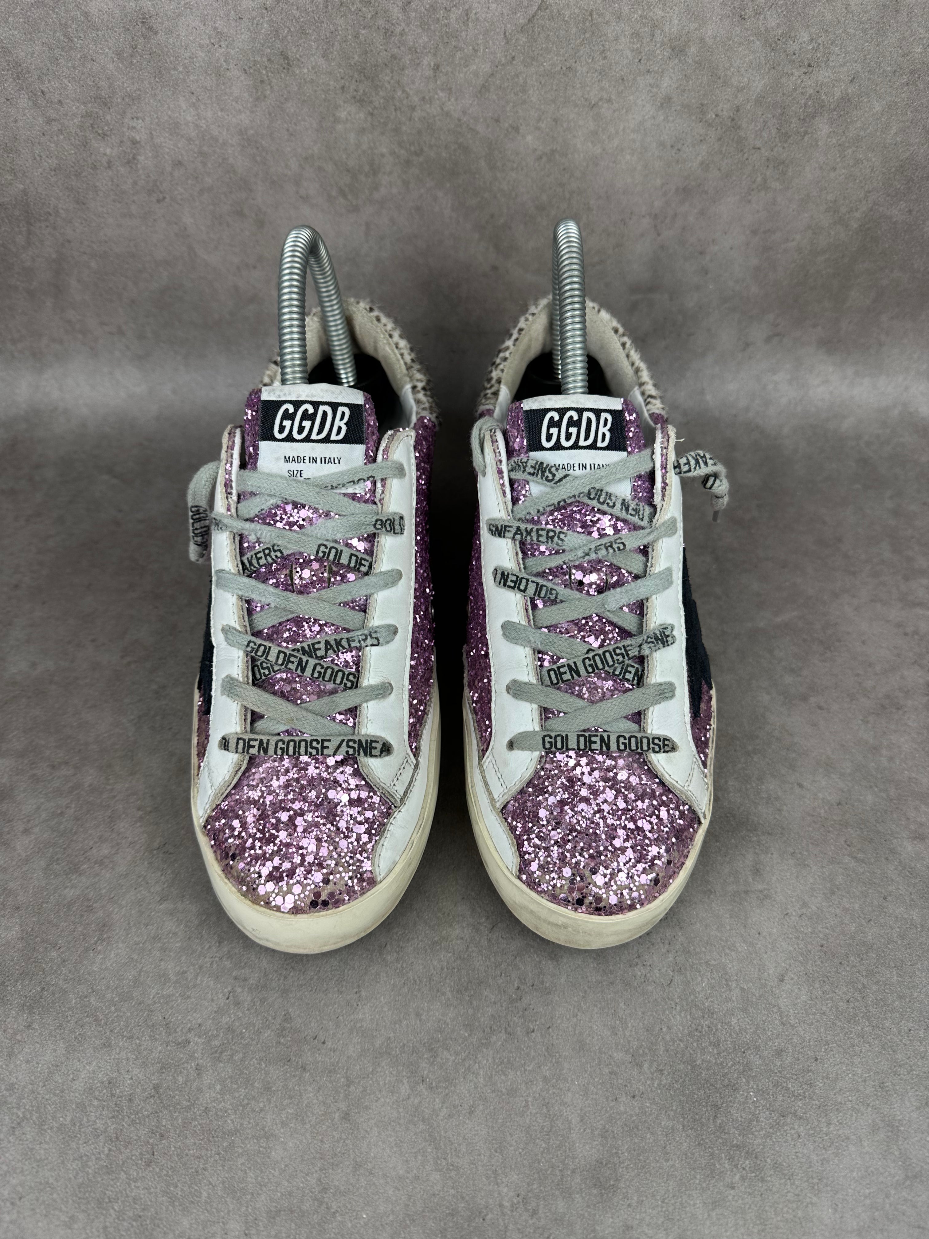 Golden goose Superstar pailletée rose T36-009