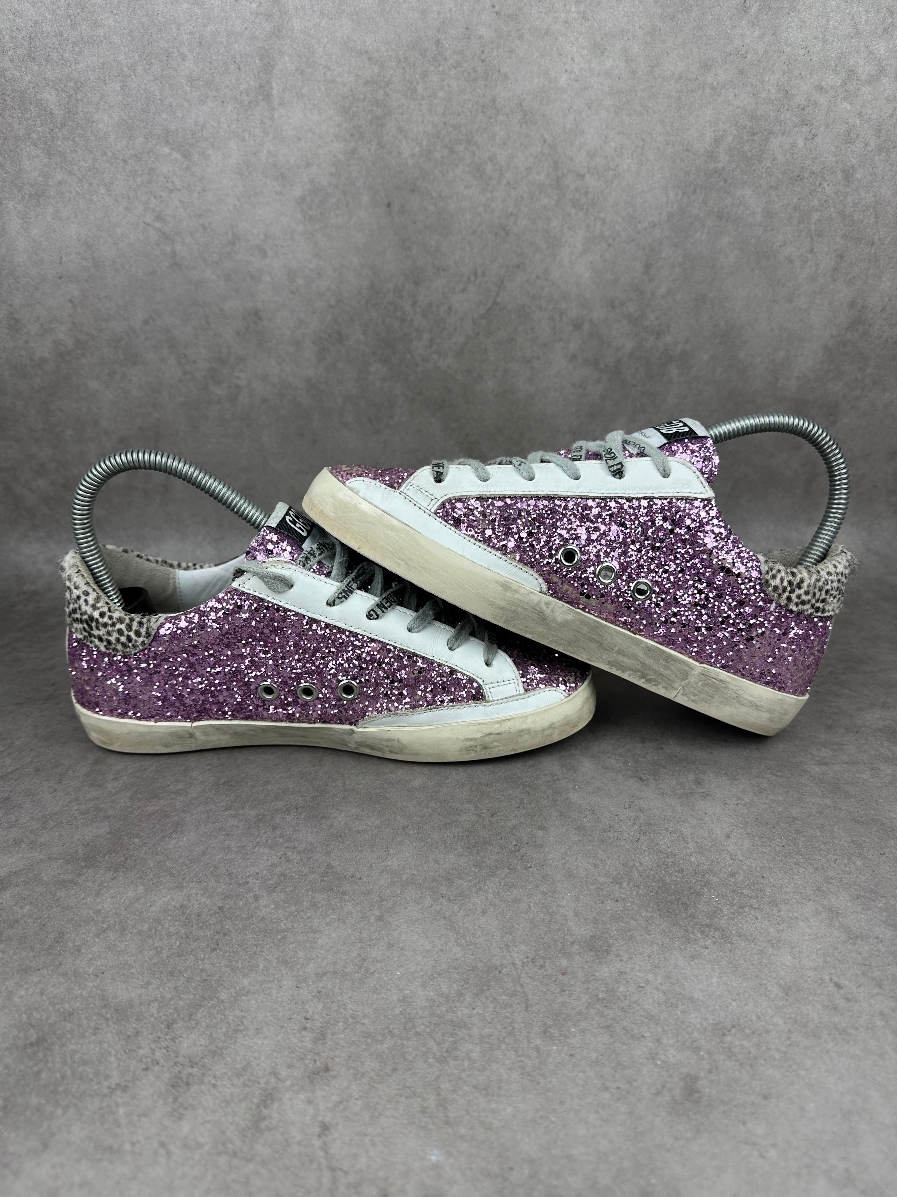 Golden goose Superstar pailletée rose T36-009