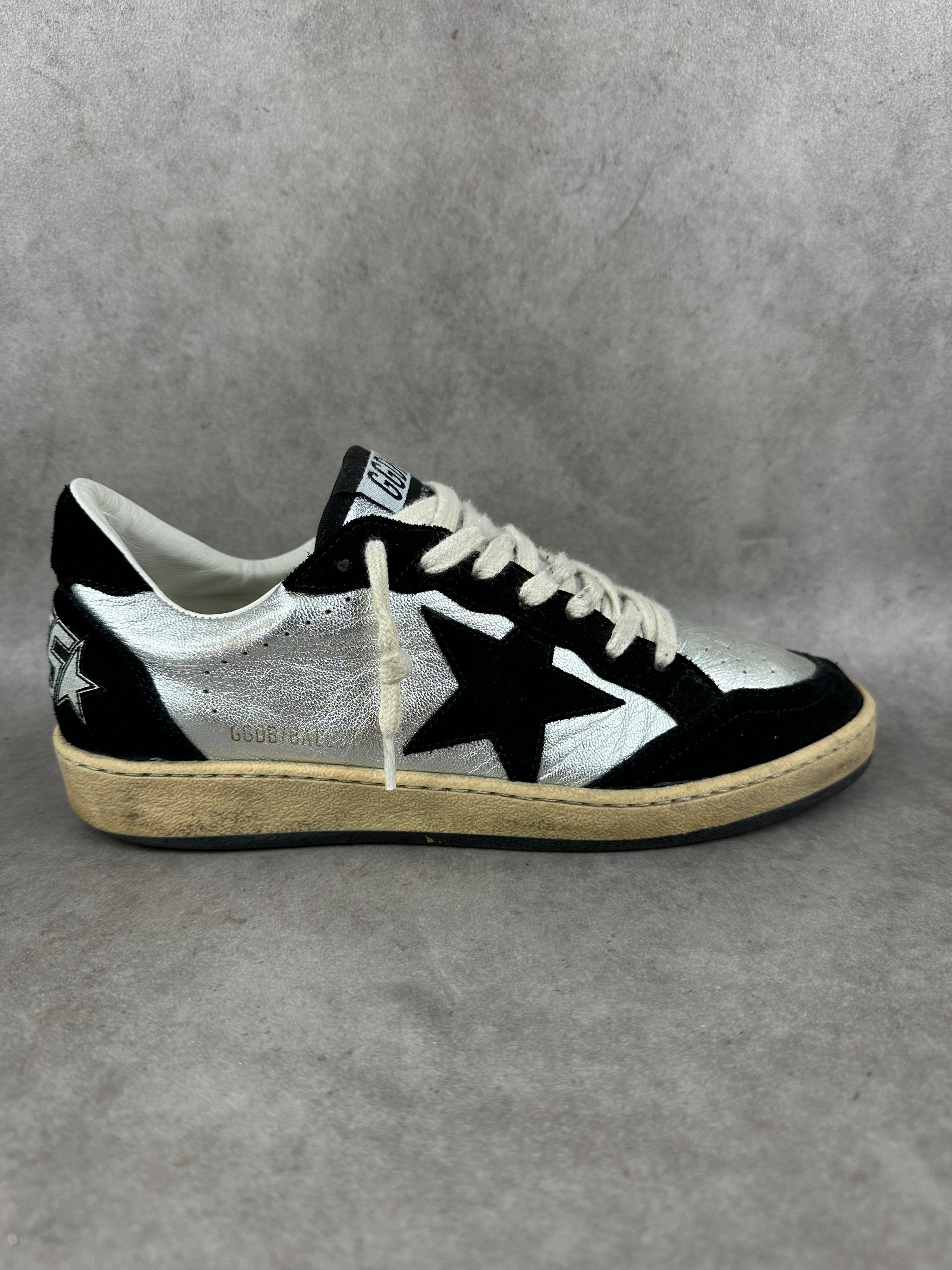 Golden Goose Ballstar argenté T37-007