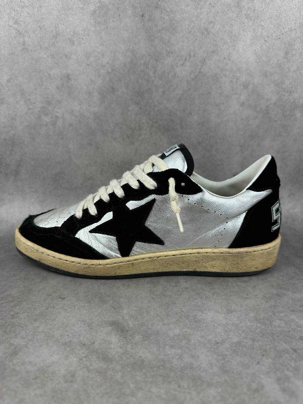 Golden Goose Ballstar argenté T37-007