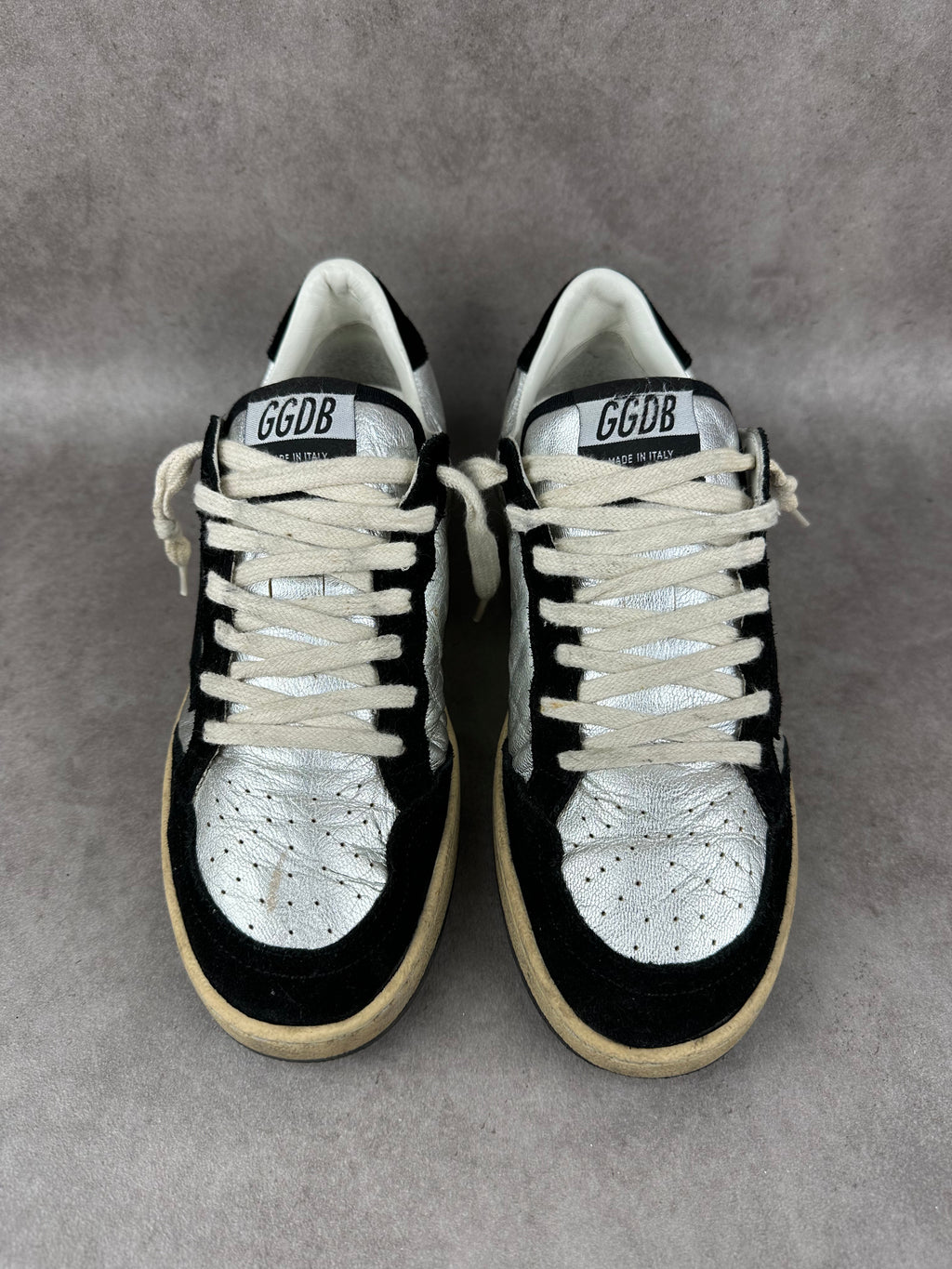 Golden Goose Ballstar argenté T37-007
