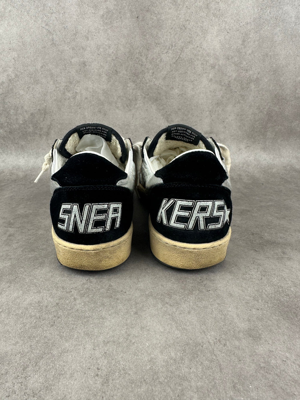 Golden Goose Ballstar argenté T37-007