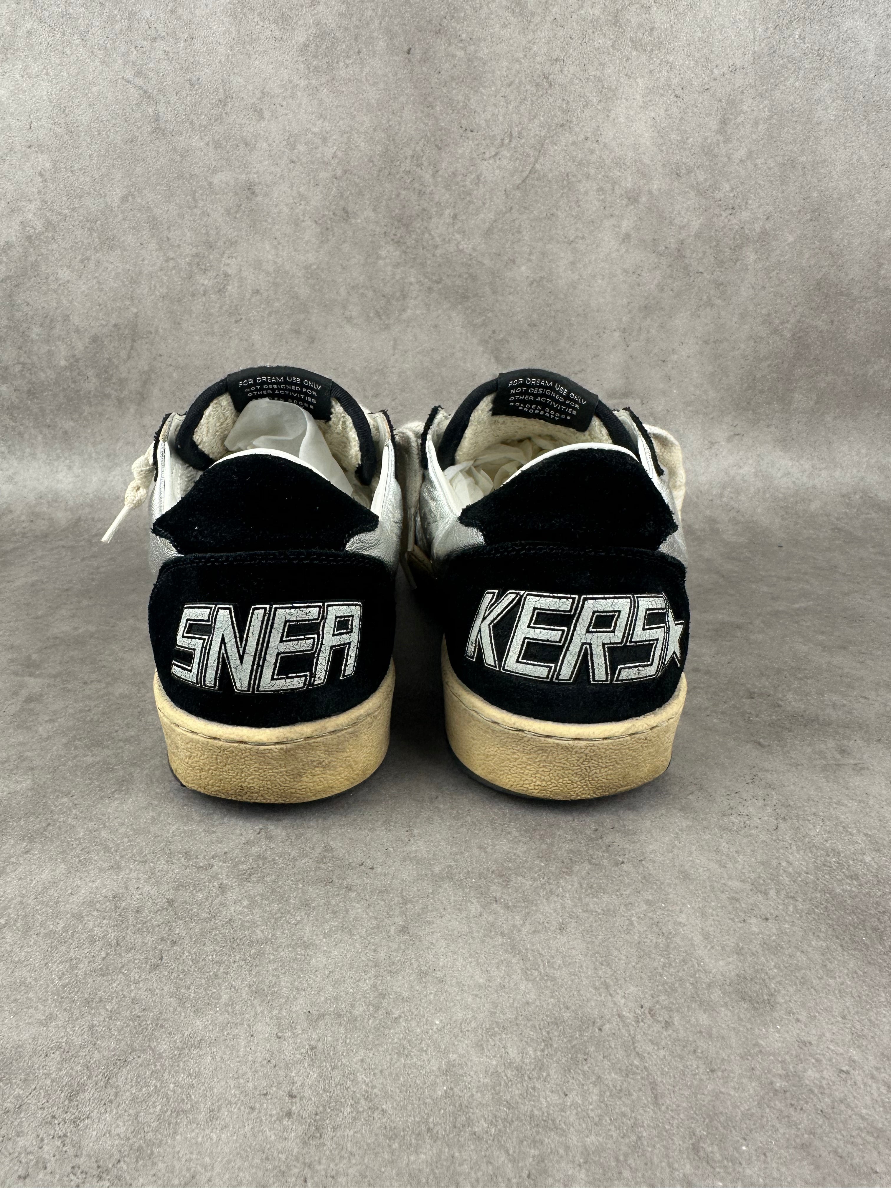Golden Goose Ballstar argenté T37-007